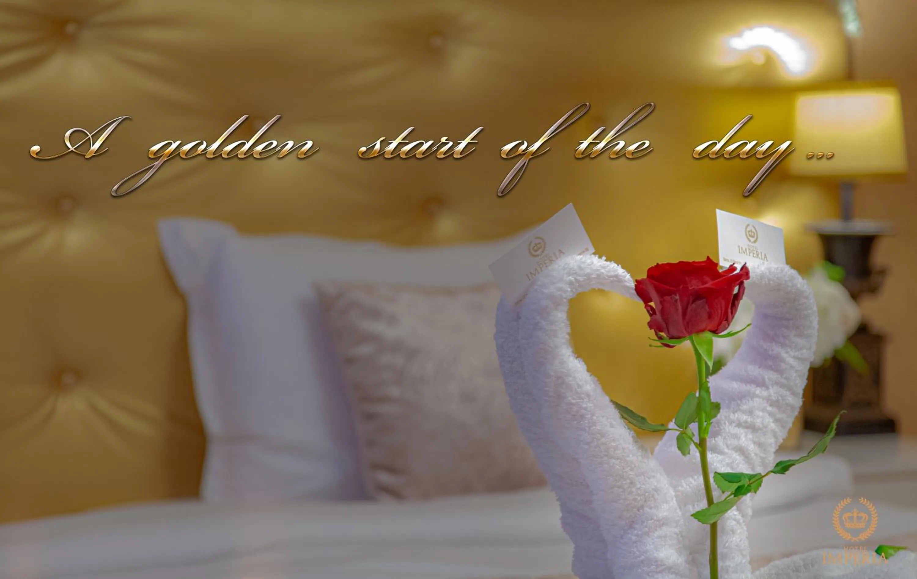 Bed in Hotel IMPERIA