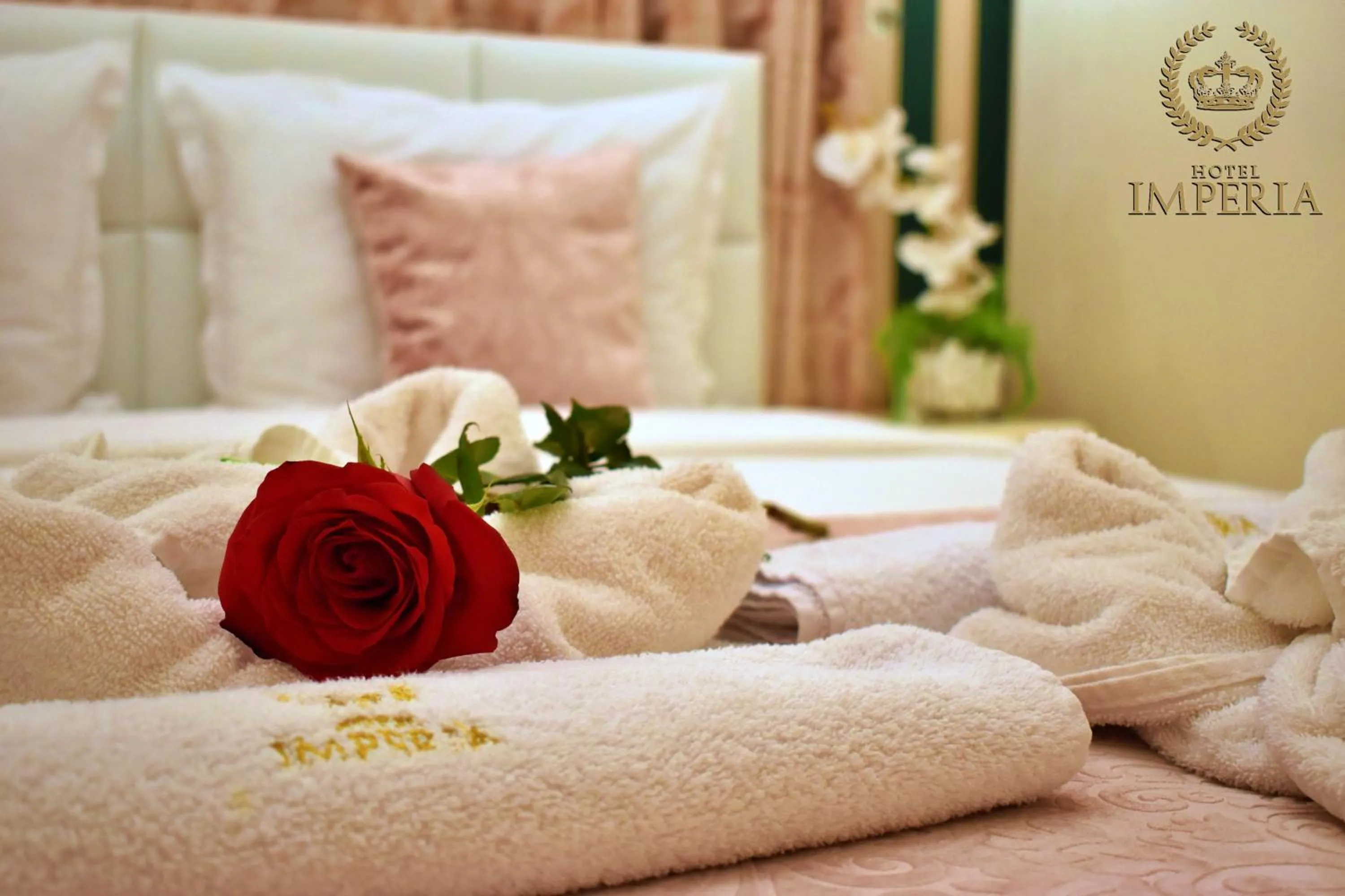 Bed in Hotel IMPERIA