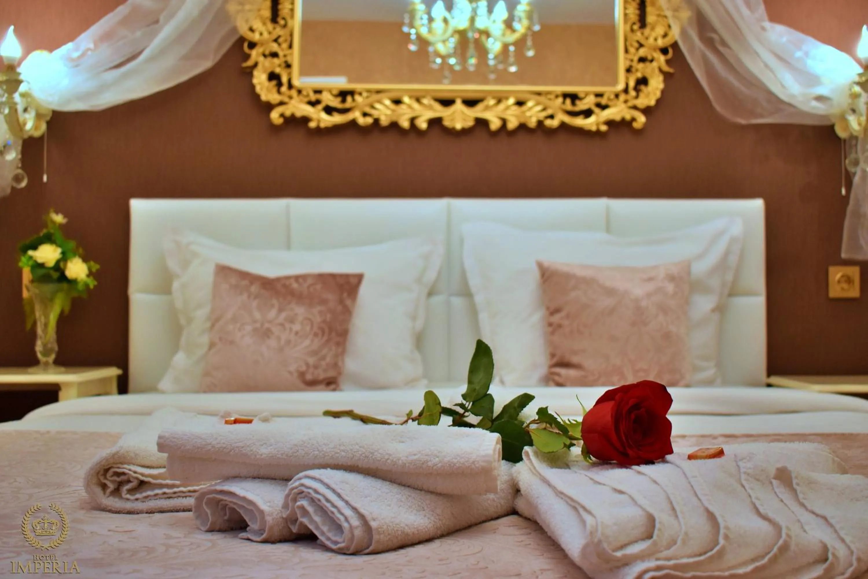 Bed in Hotel IMPERIA