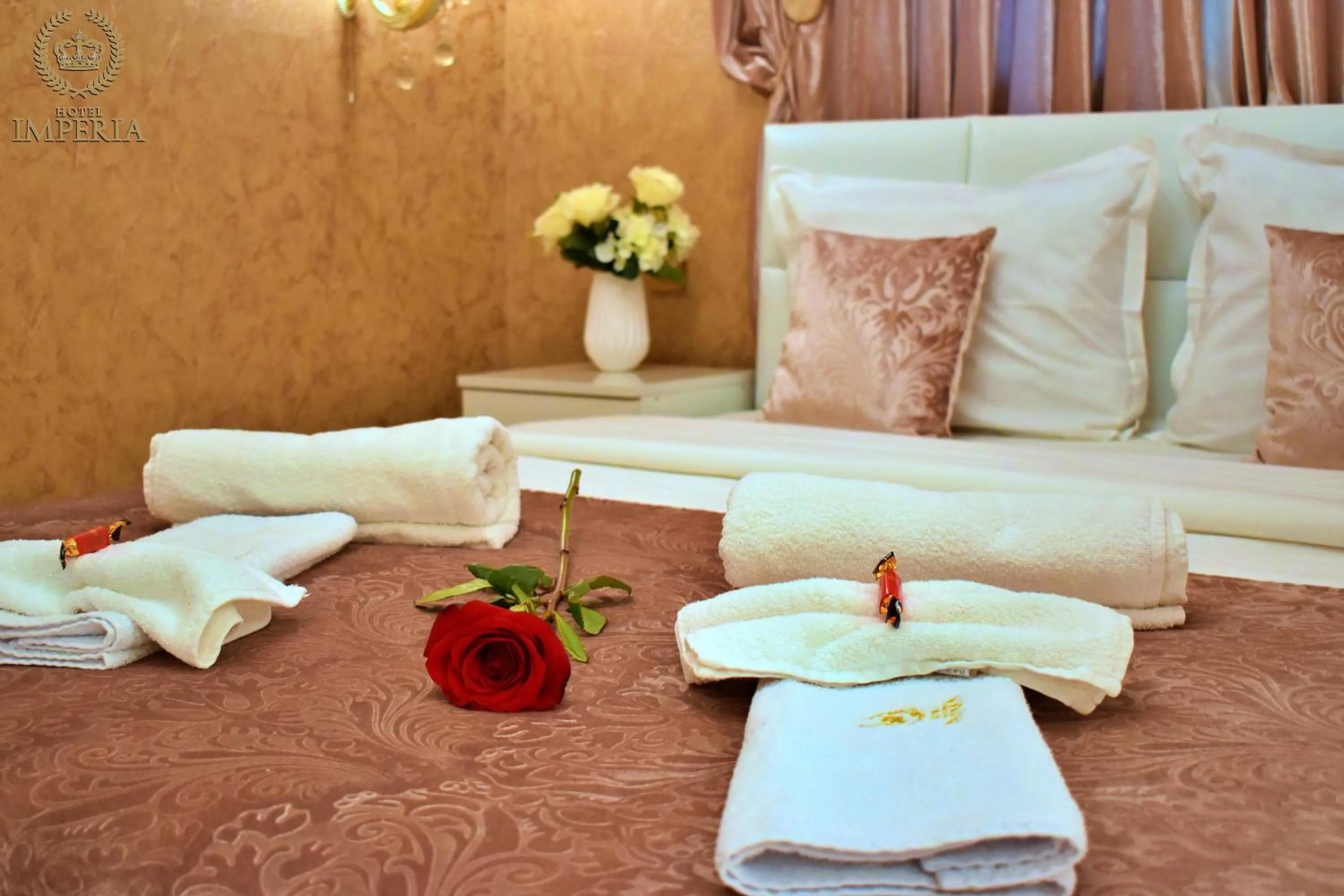 Bed in Hotel IMPERIA