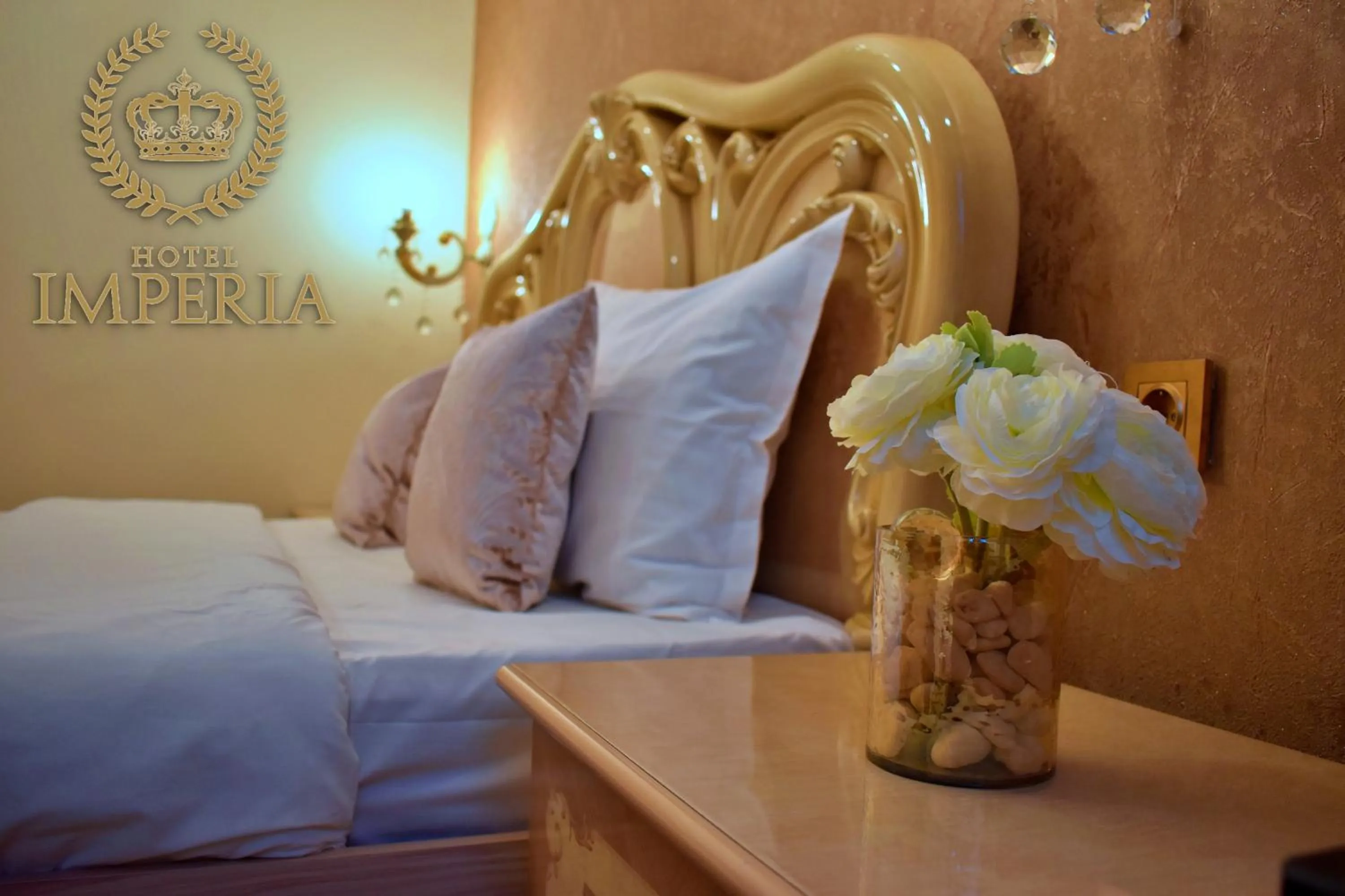 Bed in Hotel IMPERIA