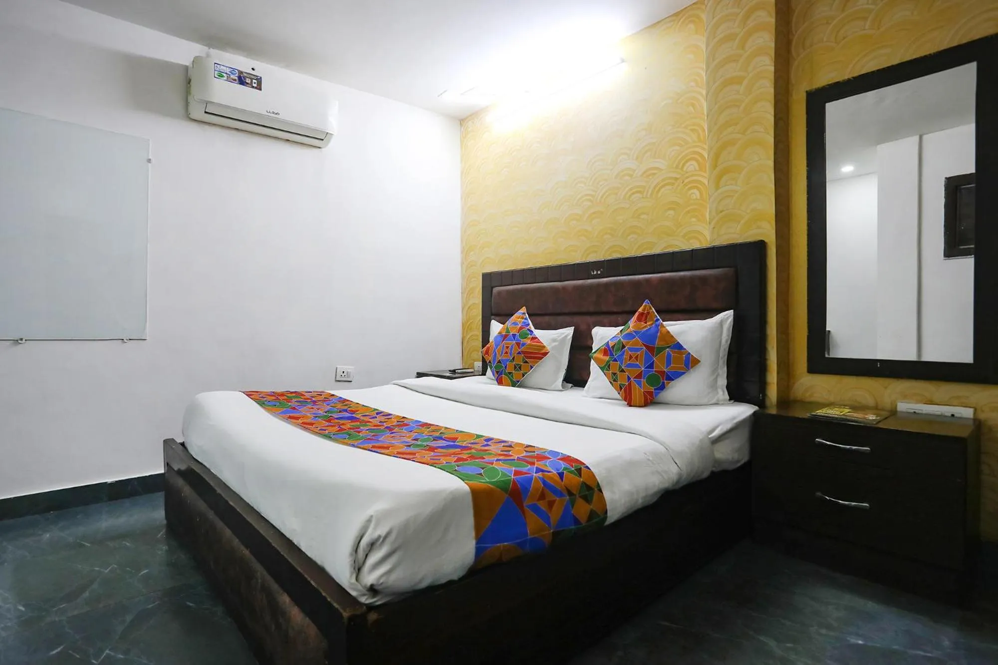Bed in FabHotel NK Residency