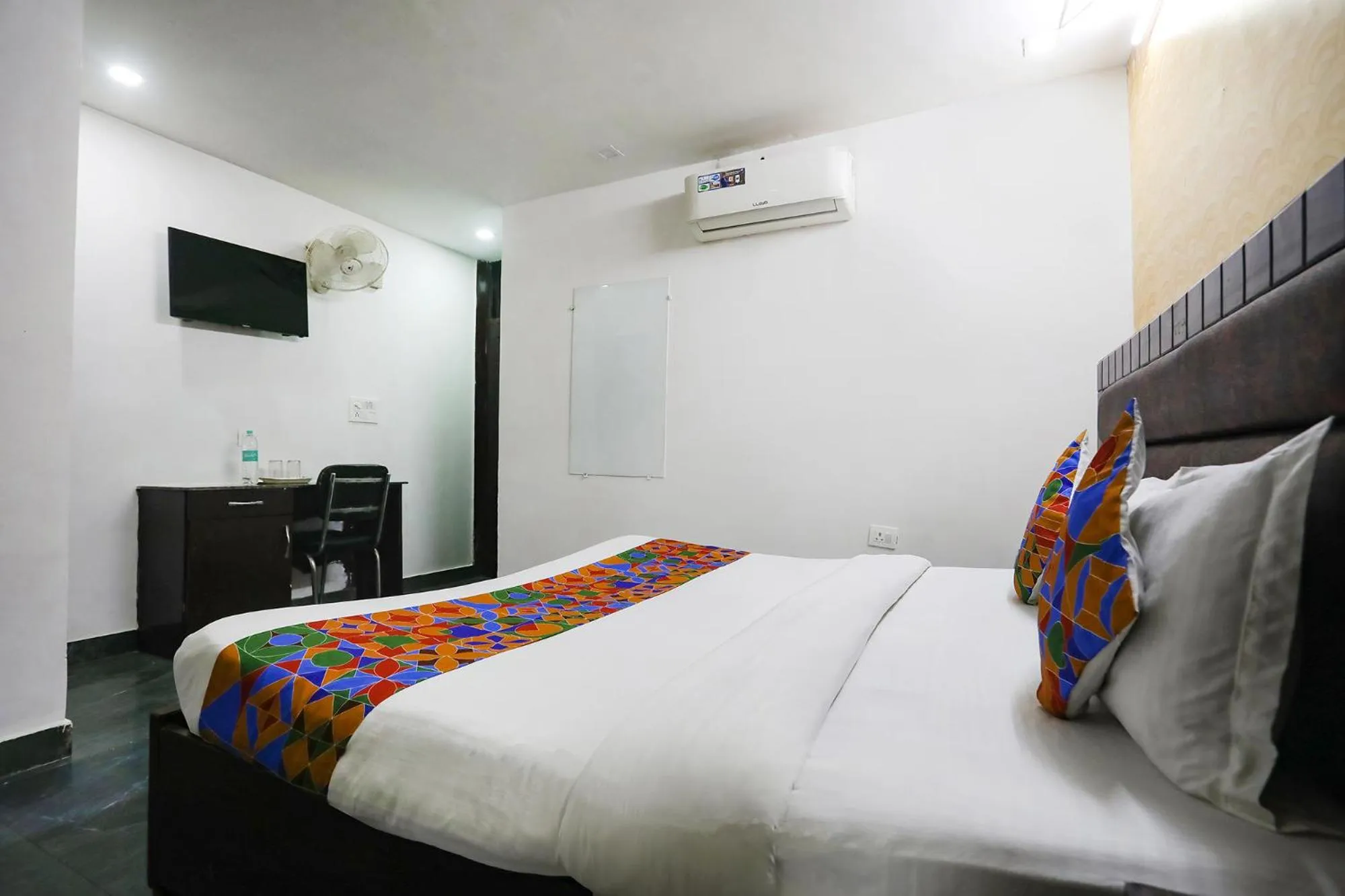 Bed in FabHotel NK Residency