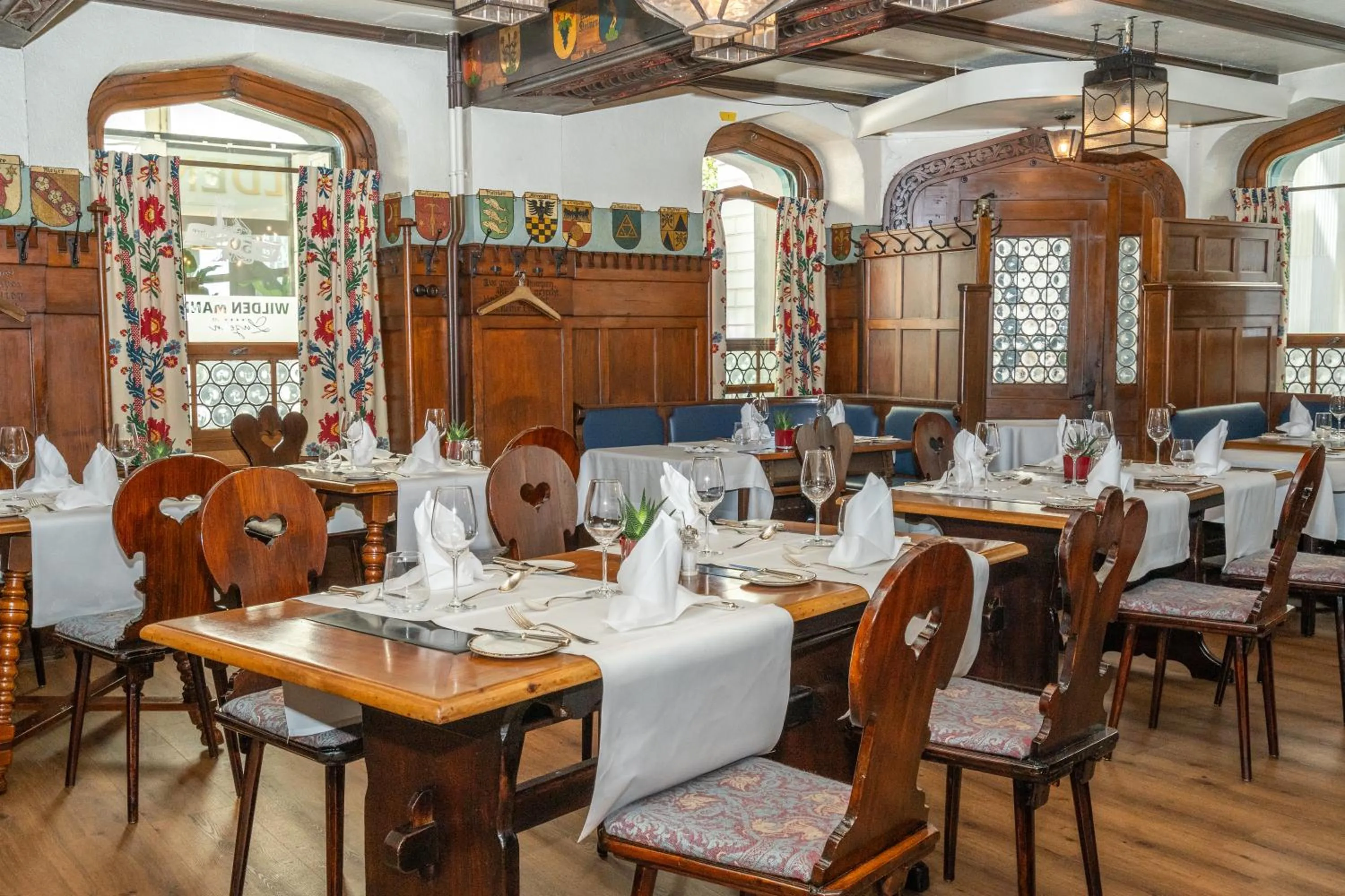 Restaurant/places to eat in Romantik Hotel Wilden Mann Luzern