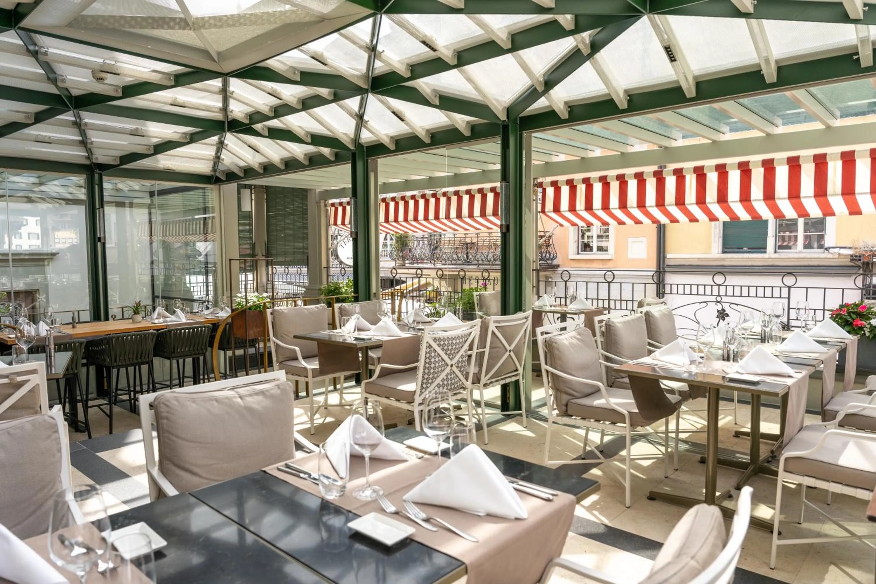 Restaurant/places to eat in Romantik Hotel Wilden Mann Luzern