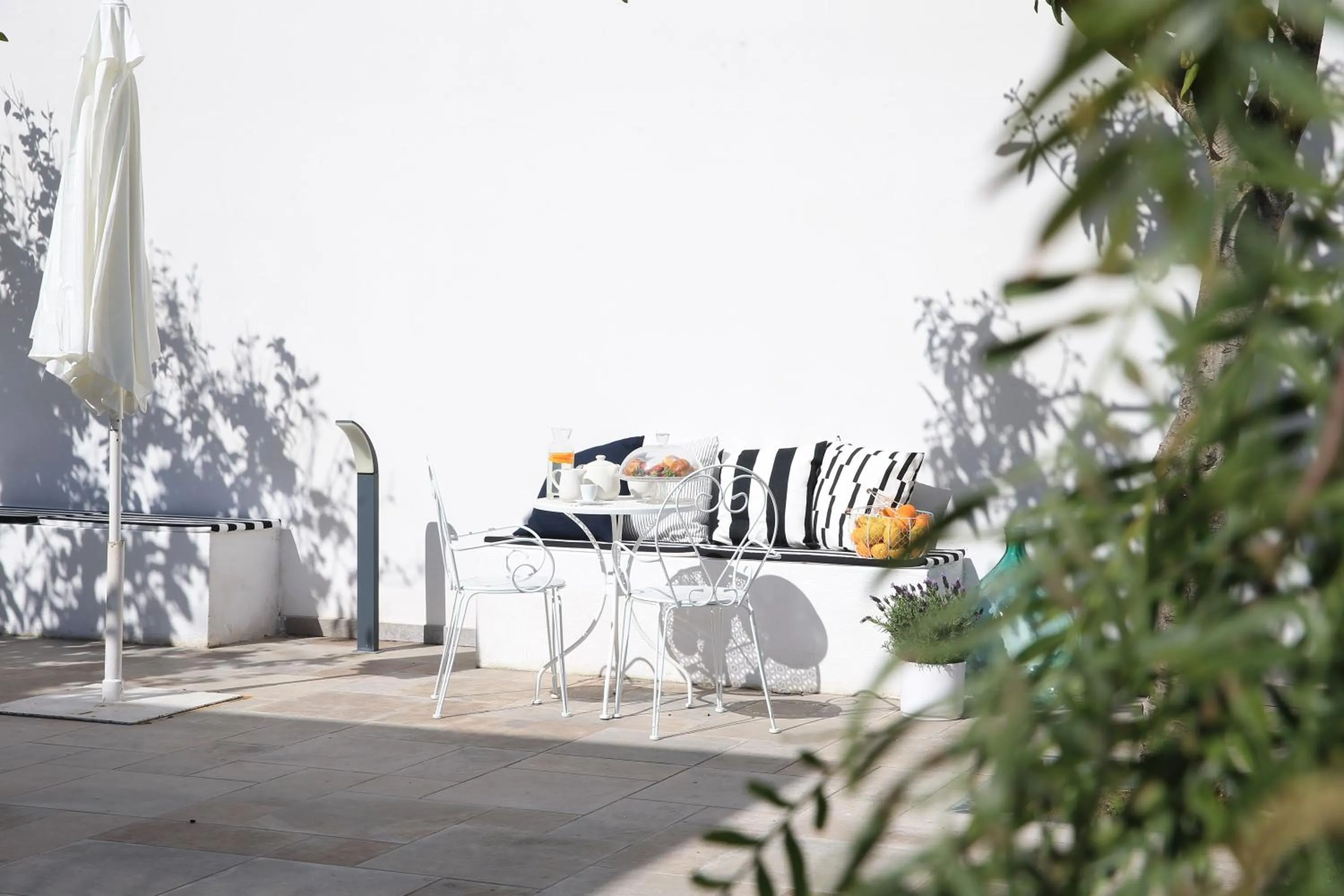 Patio in Pompei BnB Maison de Charme