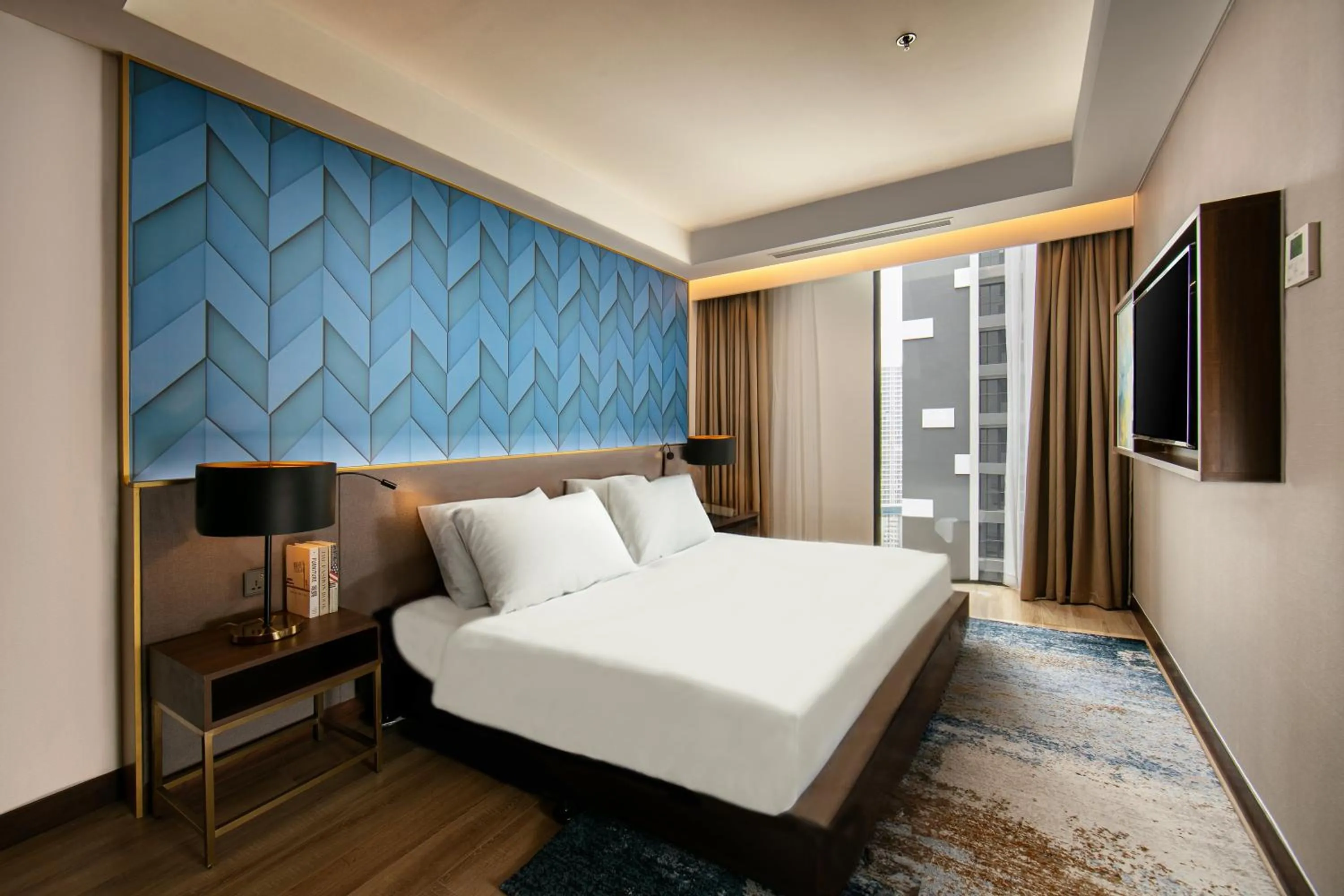 Property building, Bed in Eastin Hotel & Residences Hanoi