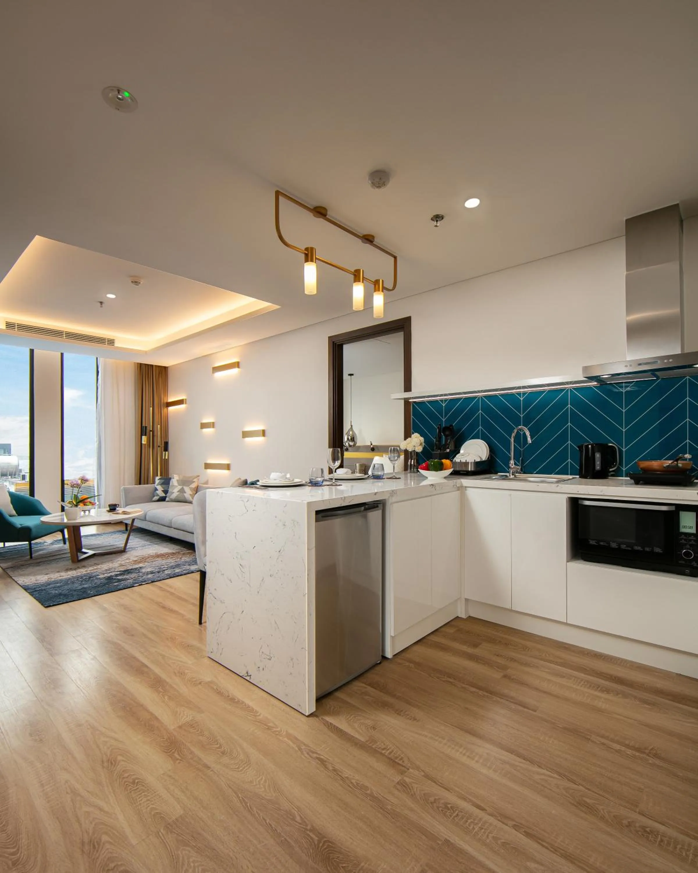 Kitchen or kitchenette in Eastin Hotel & Residences Hanoi