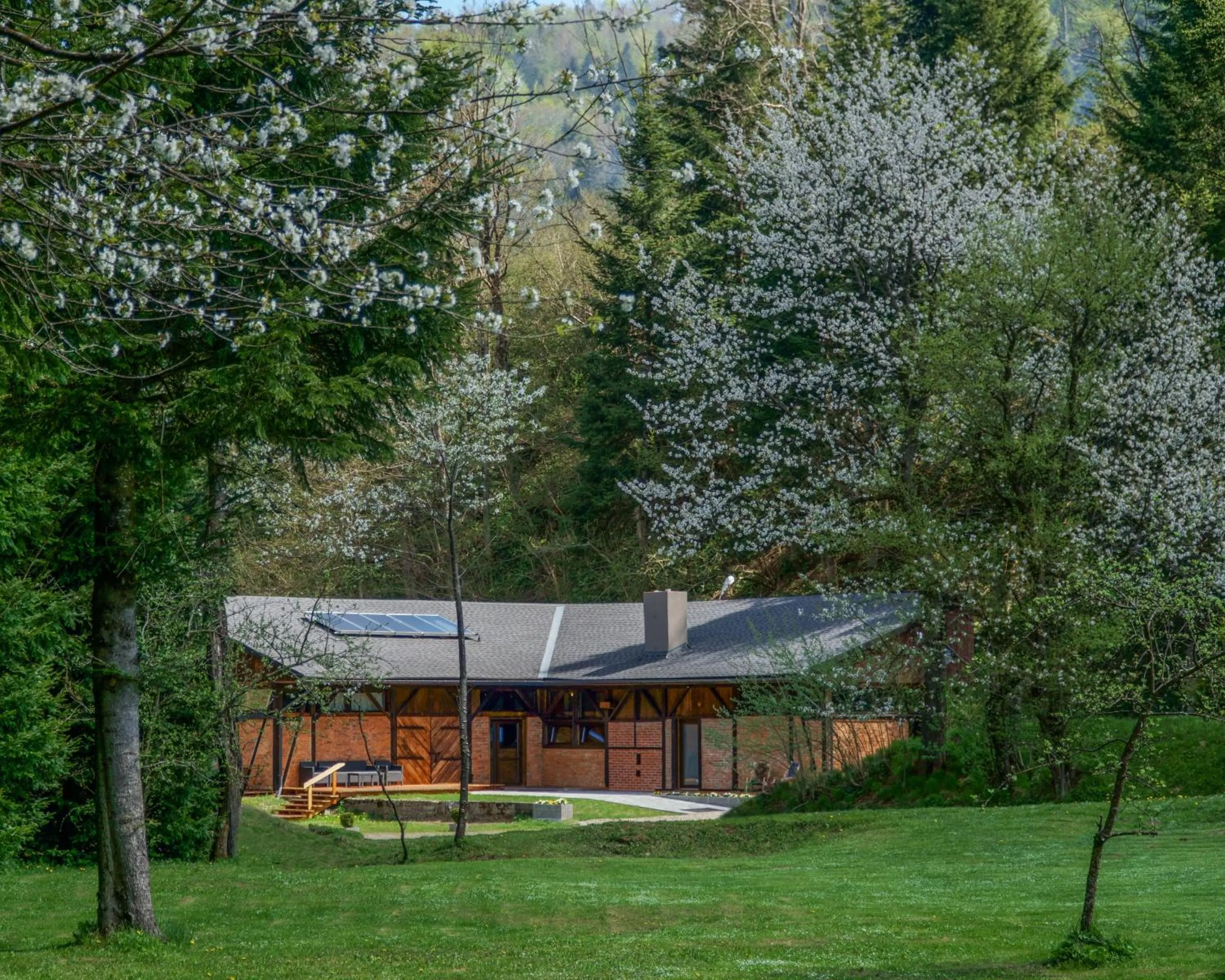 Novosiele Lifestyle Apartments - nad górską rzeką - Strefa relaksu sauna jacuzzi - Bieszczady