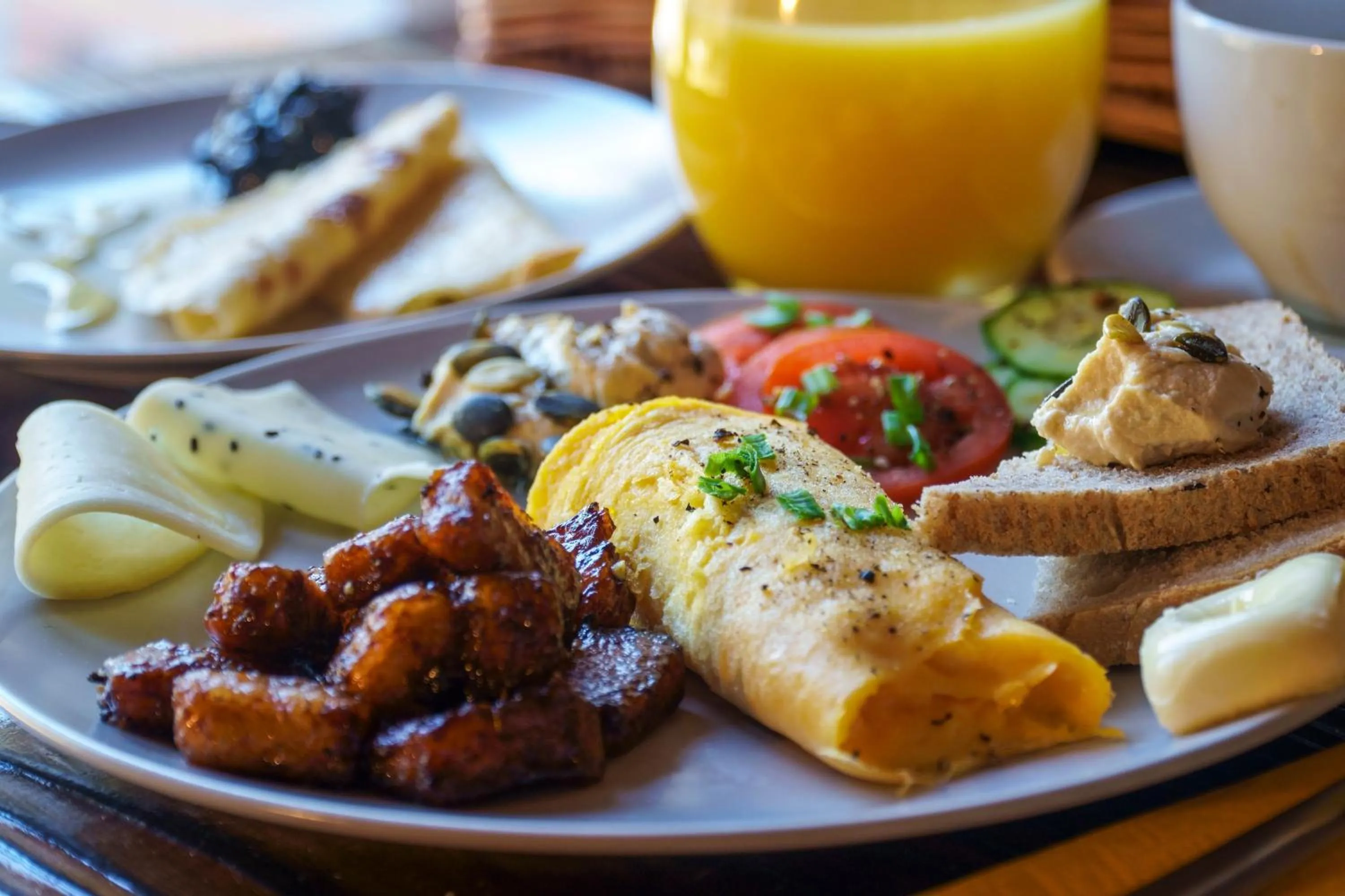 Food in Novosiele Lifestyle Apartments - nad górską rzeką - Strefa relaksu sauna jacuzzi - Bieszczady