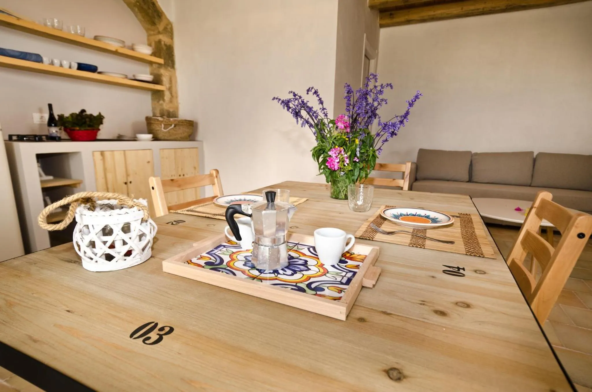 Seating area in Kapuhala Sicily