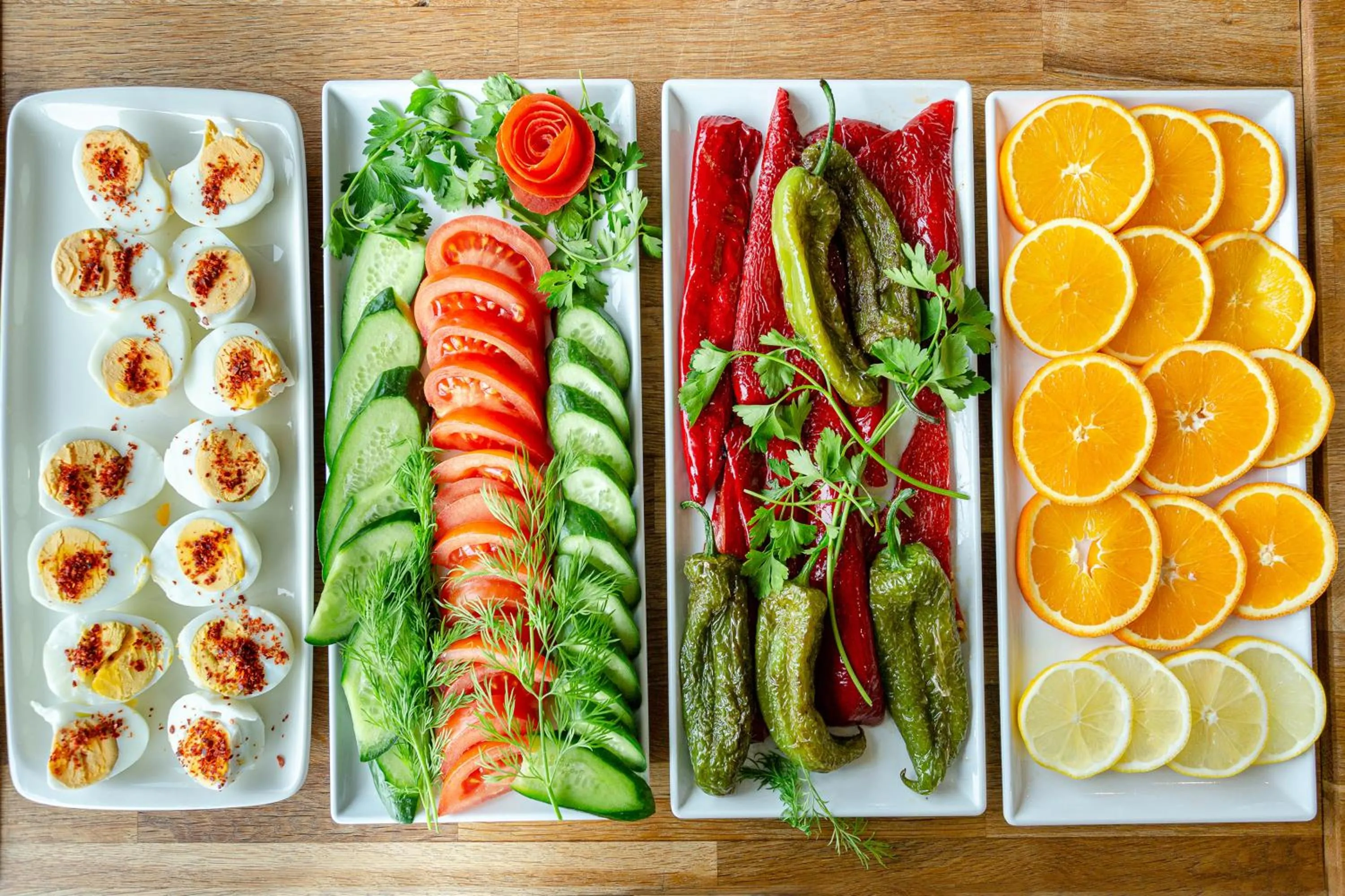 Buffet breakfast in Santra Hotel