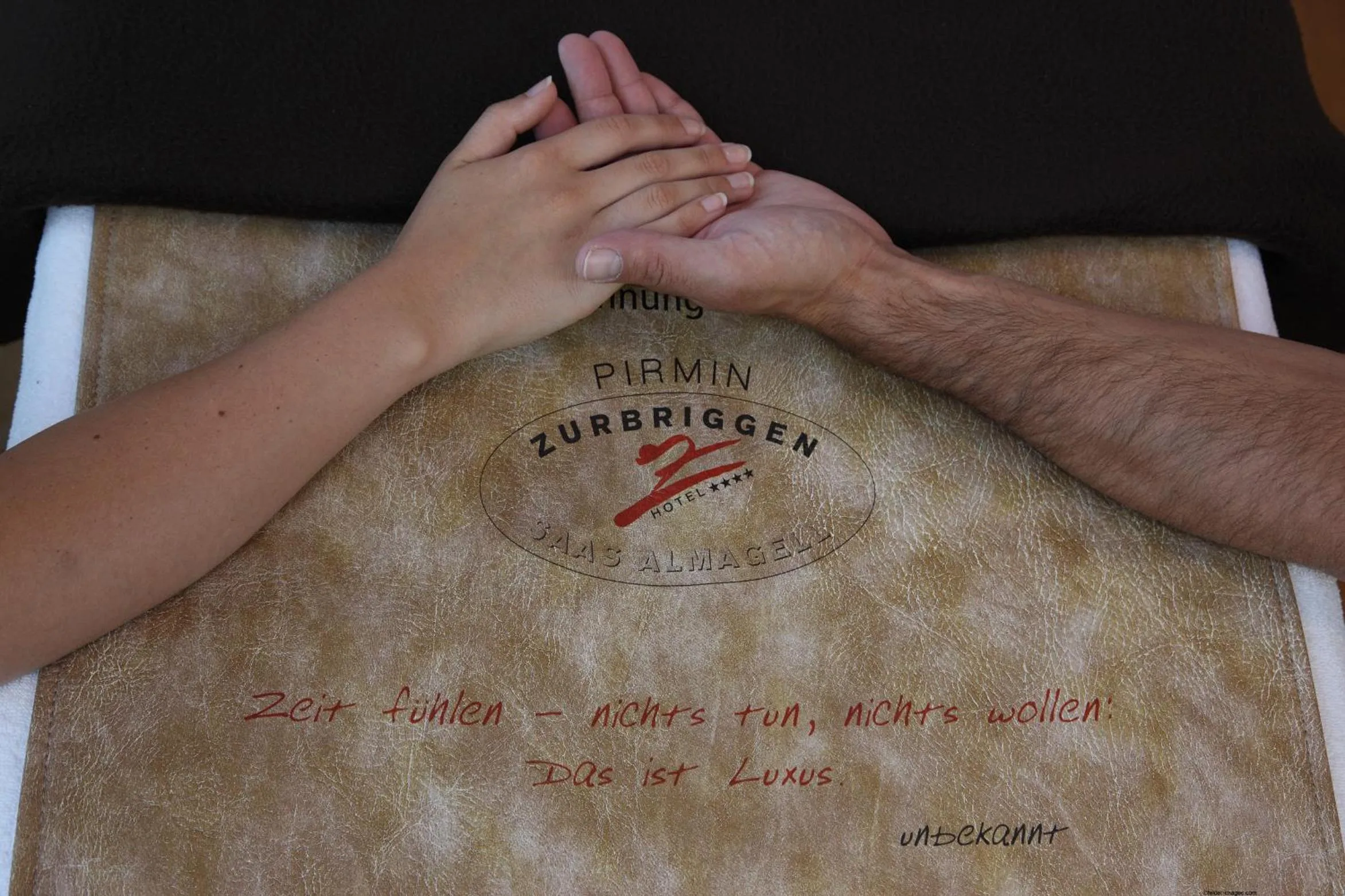 Decorative detail in Wellness Spa Pirmin Zurbriggen