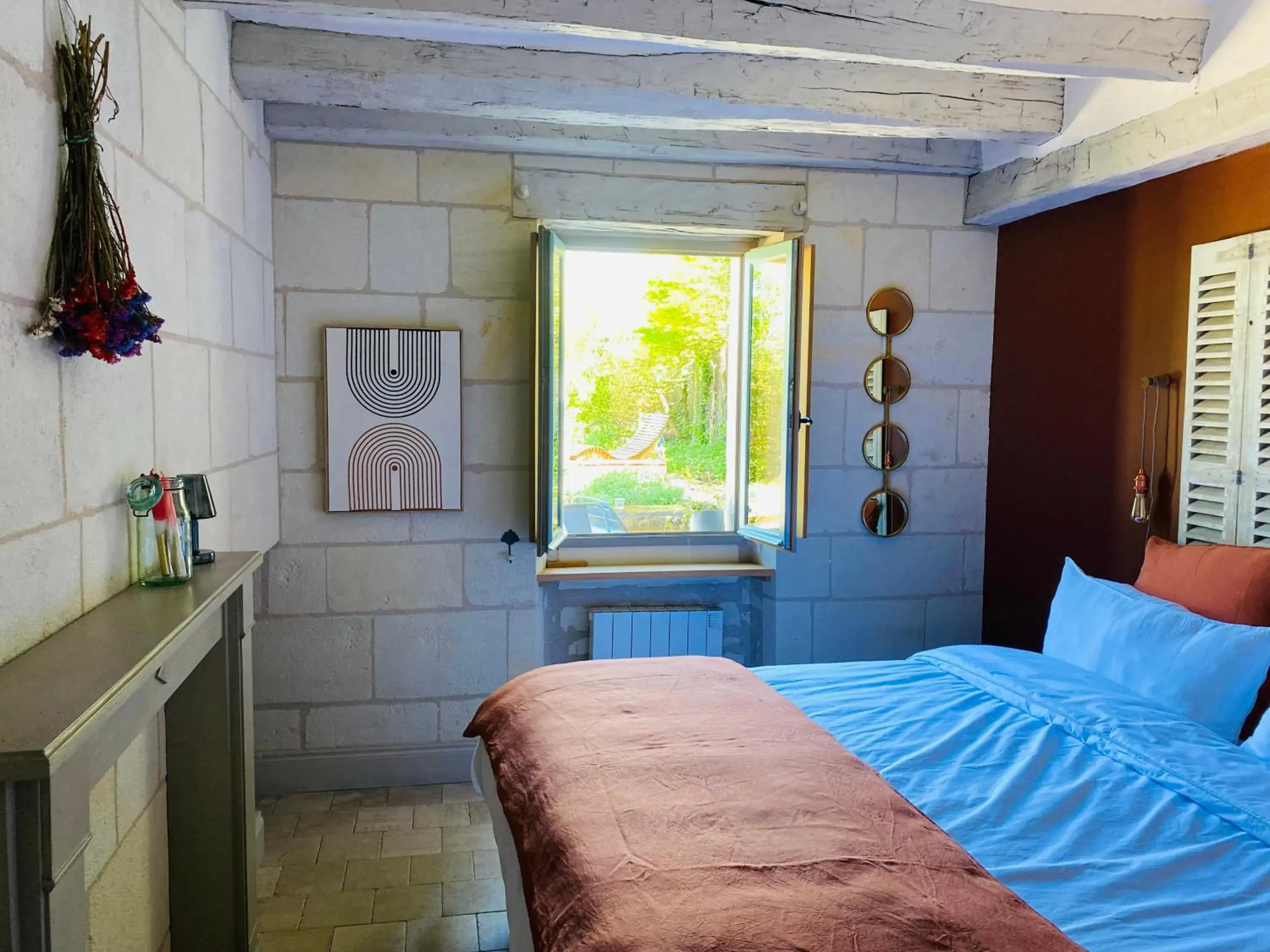 Premium Quadruple Room in L'écrin de verdure GITE VERVEINE Premium Quadruple Room in L'écrin de verdure GITE VERVEINE