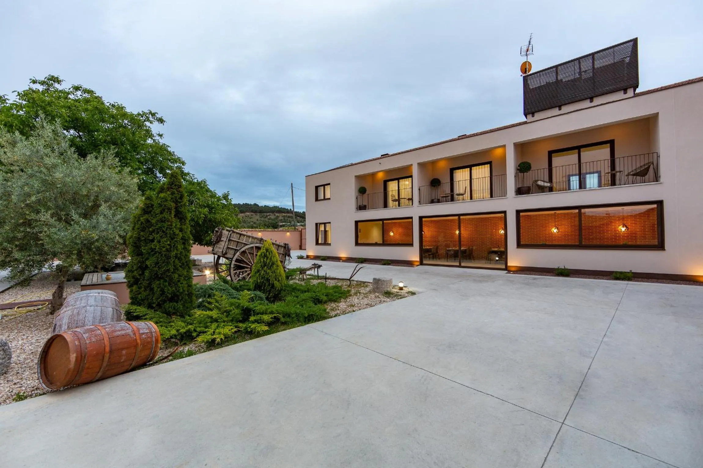 Patio in Hotel rural La Tejera