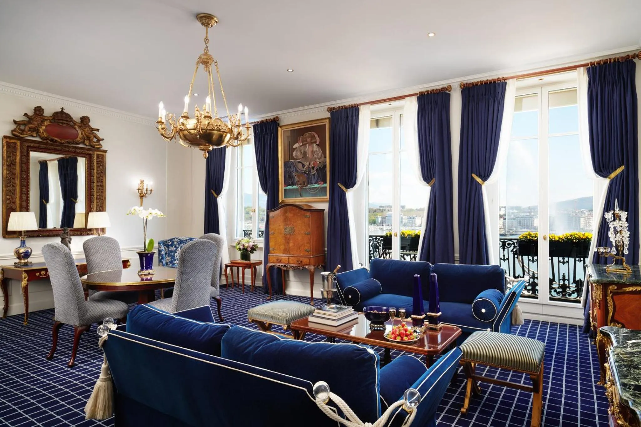 Bedroom in Hotel d'Angleterre