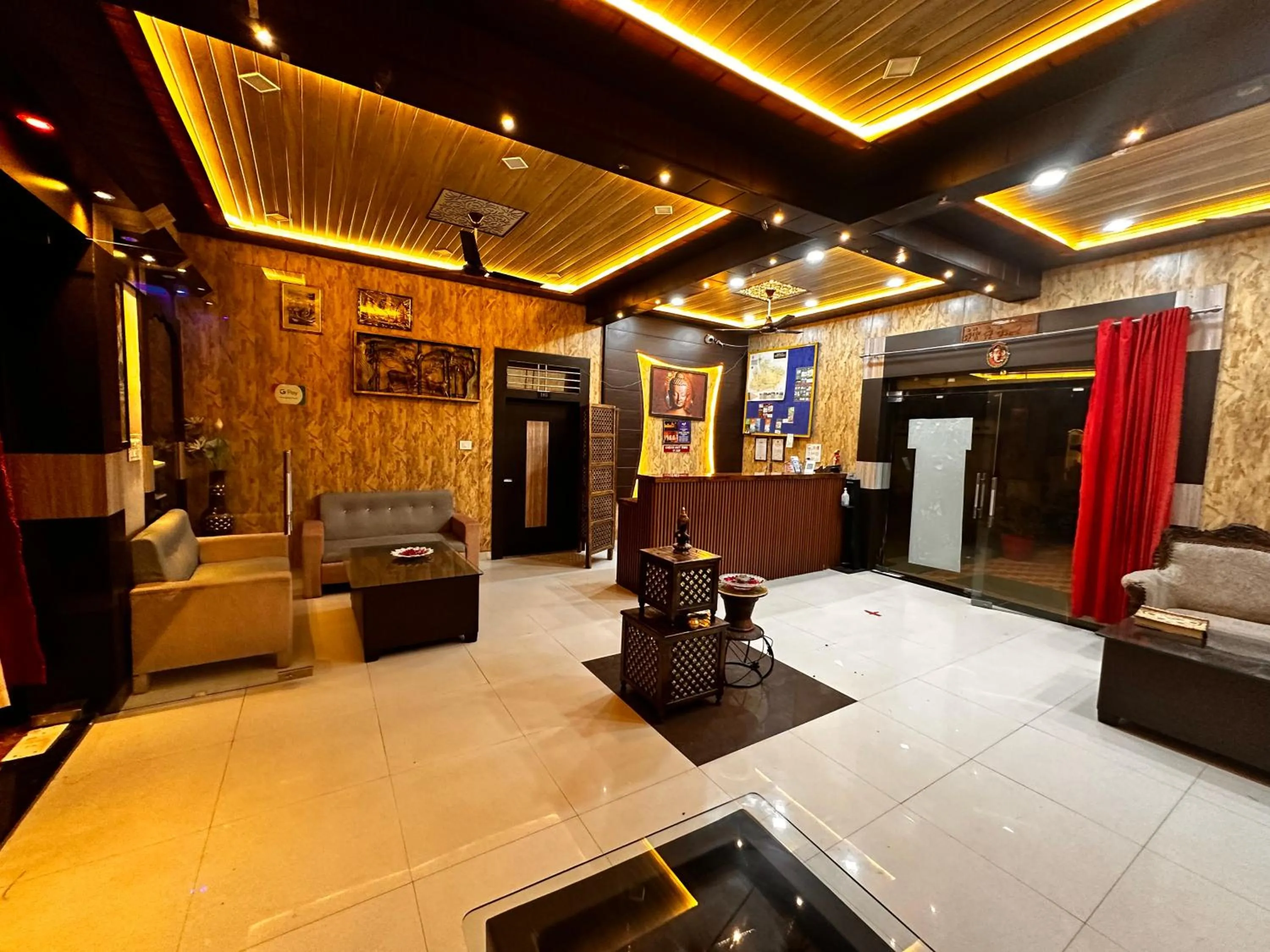 Text overlay, Bed in Bundeli Farm Resort & Banquet Orchha