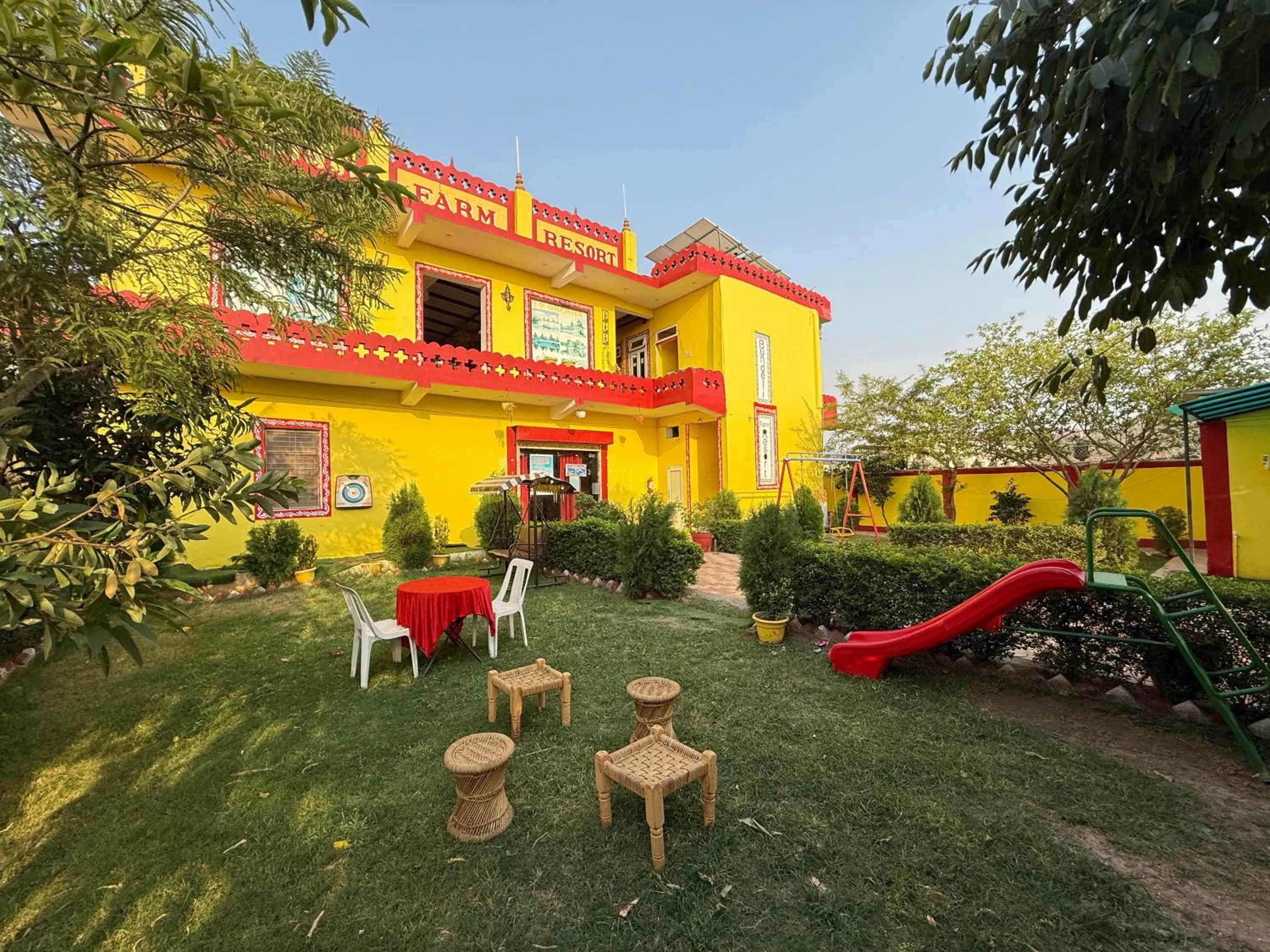 Property building in Bundeli Farm Resort & Banquet Orchha