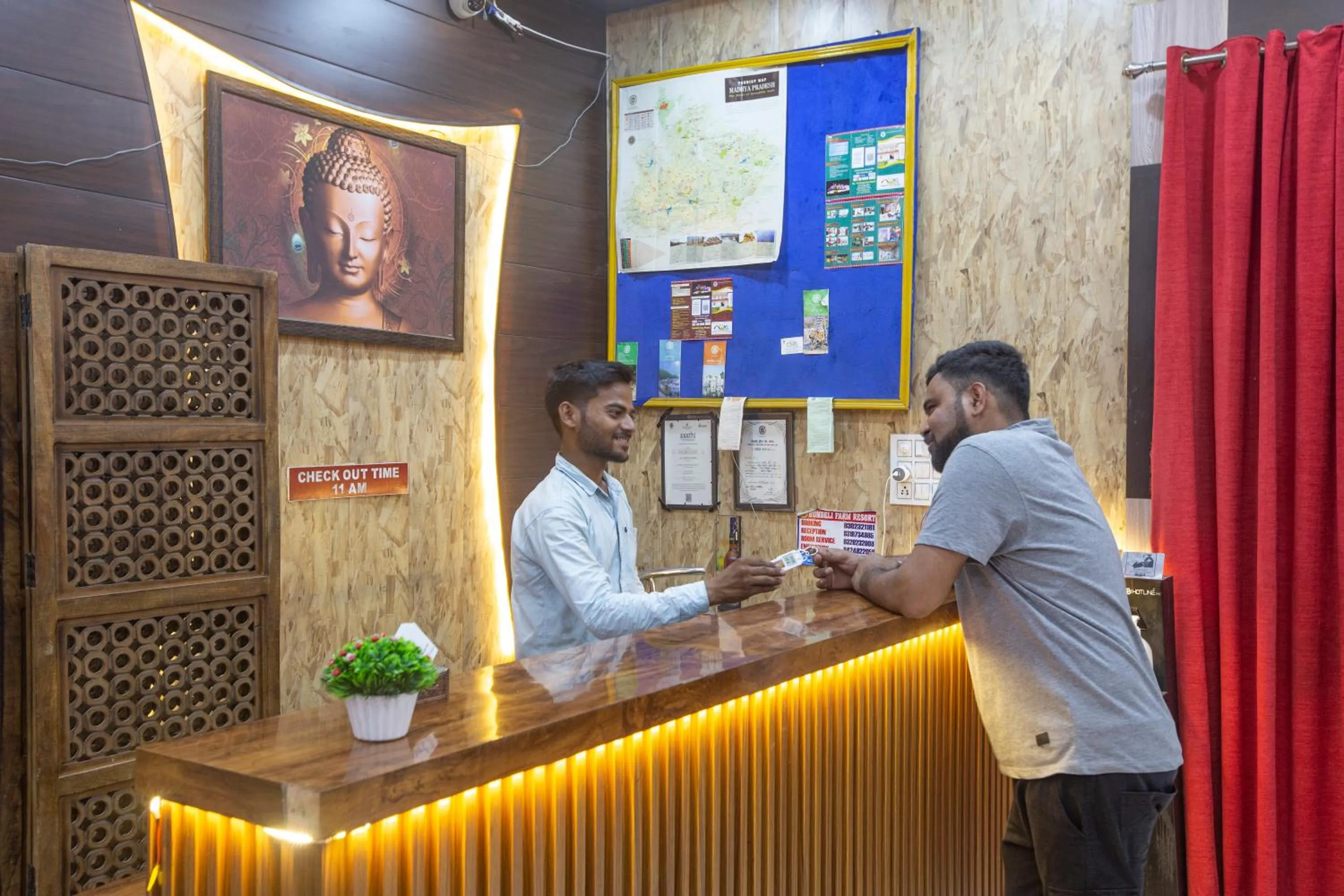 Lobby or reception in Bundeli Farm Resort & Banquet Orchha