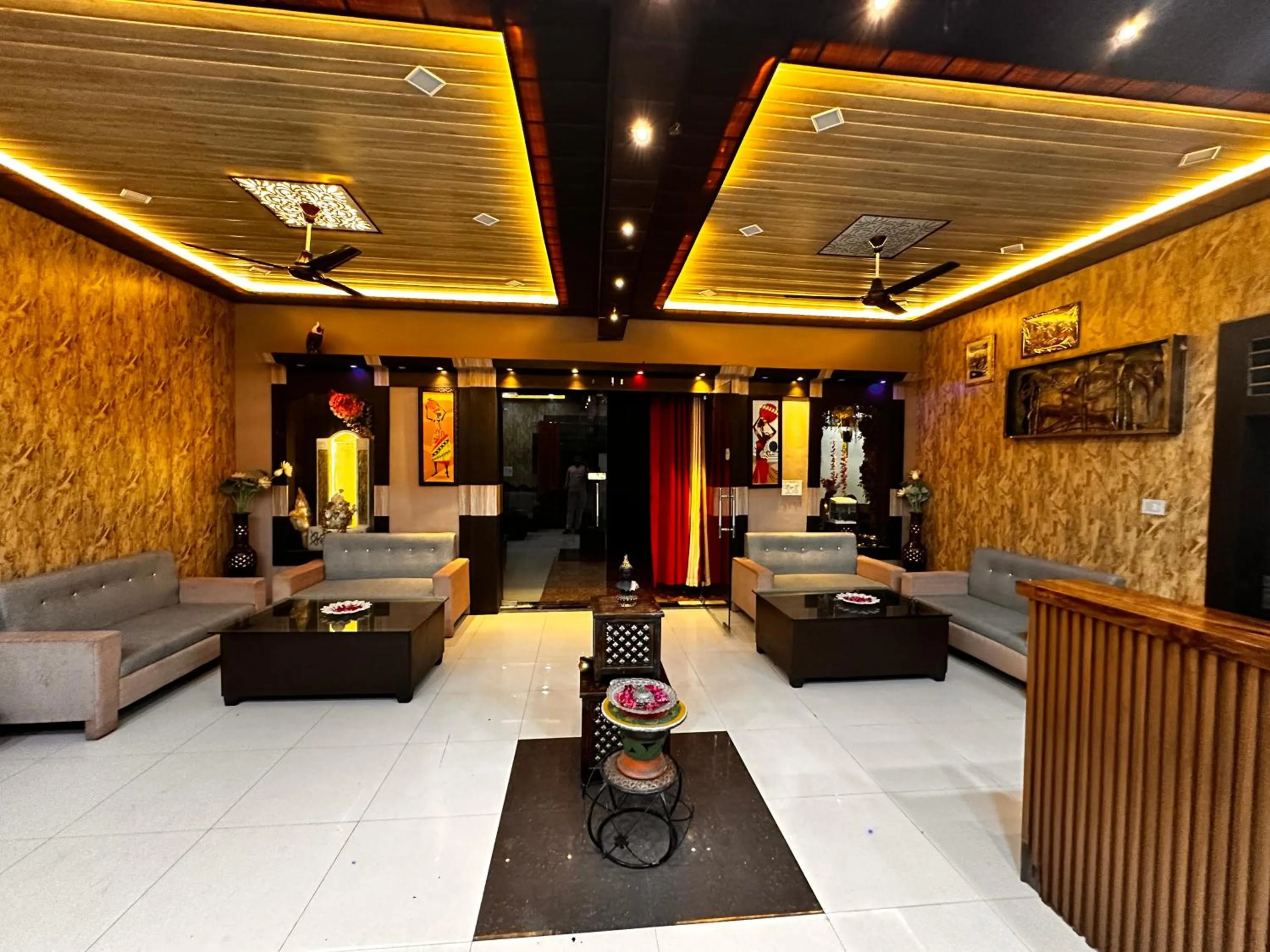 Seating area in Bundeli Farm Resort & Banquet Orchha