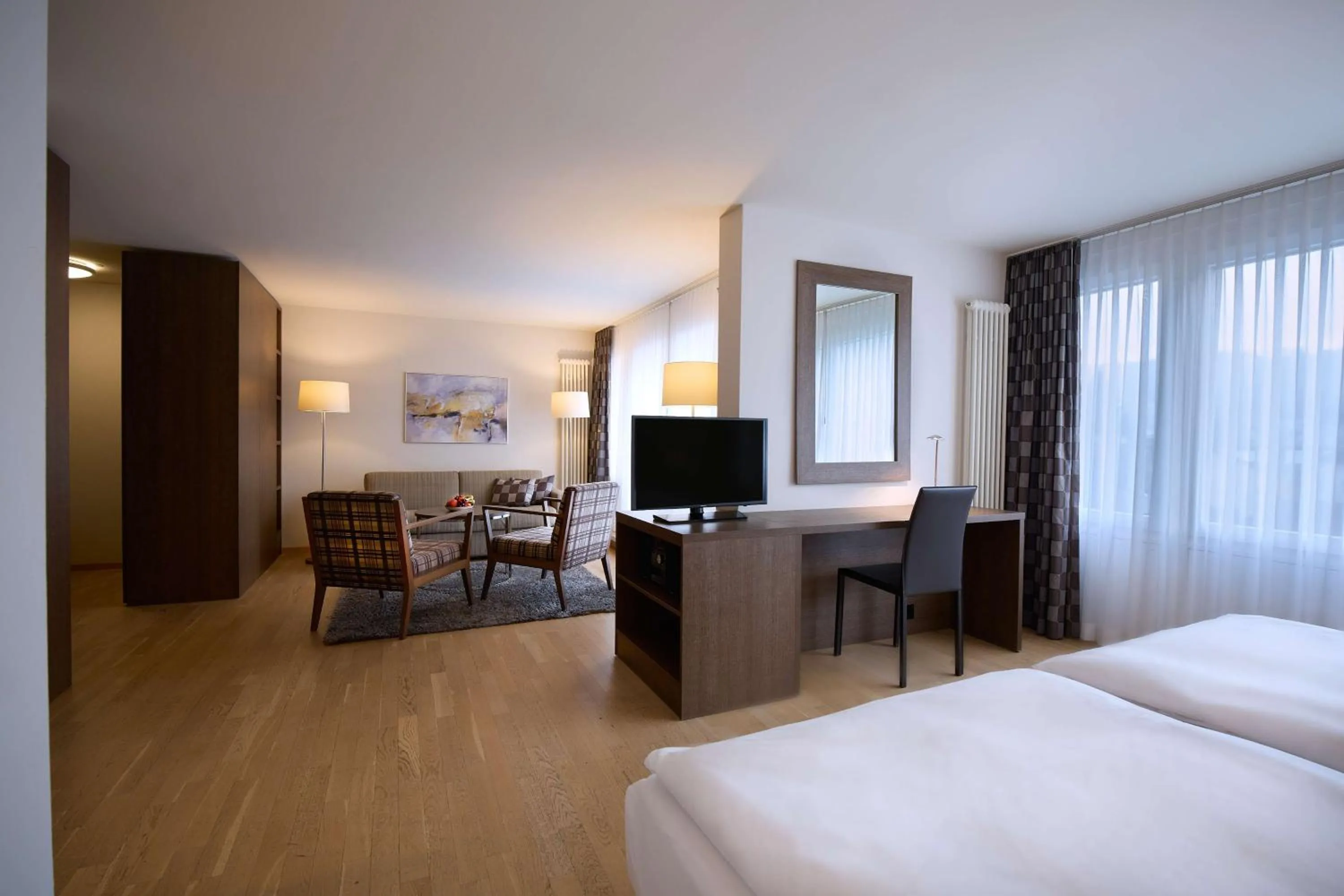 Bedroom, Bed in Dorint Parkhotel Bad Zurzach