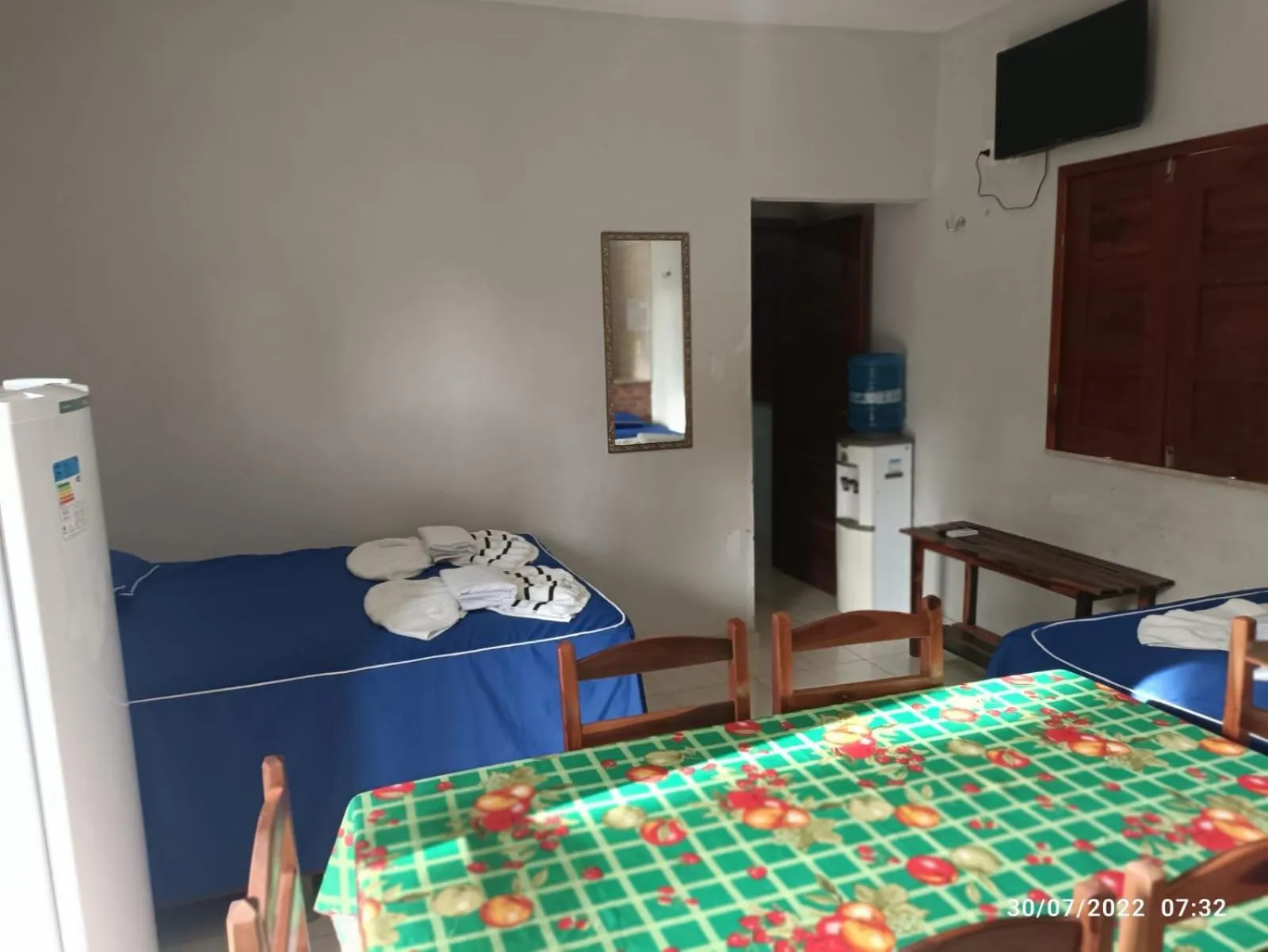 Bed in Pousada Recanto Beach