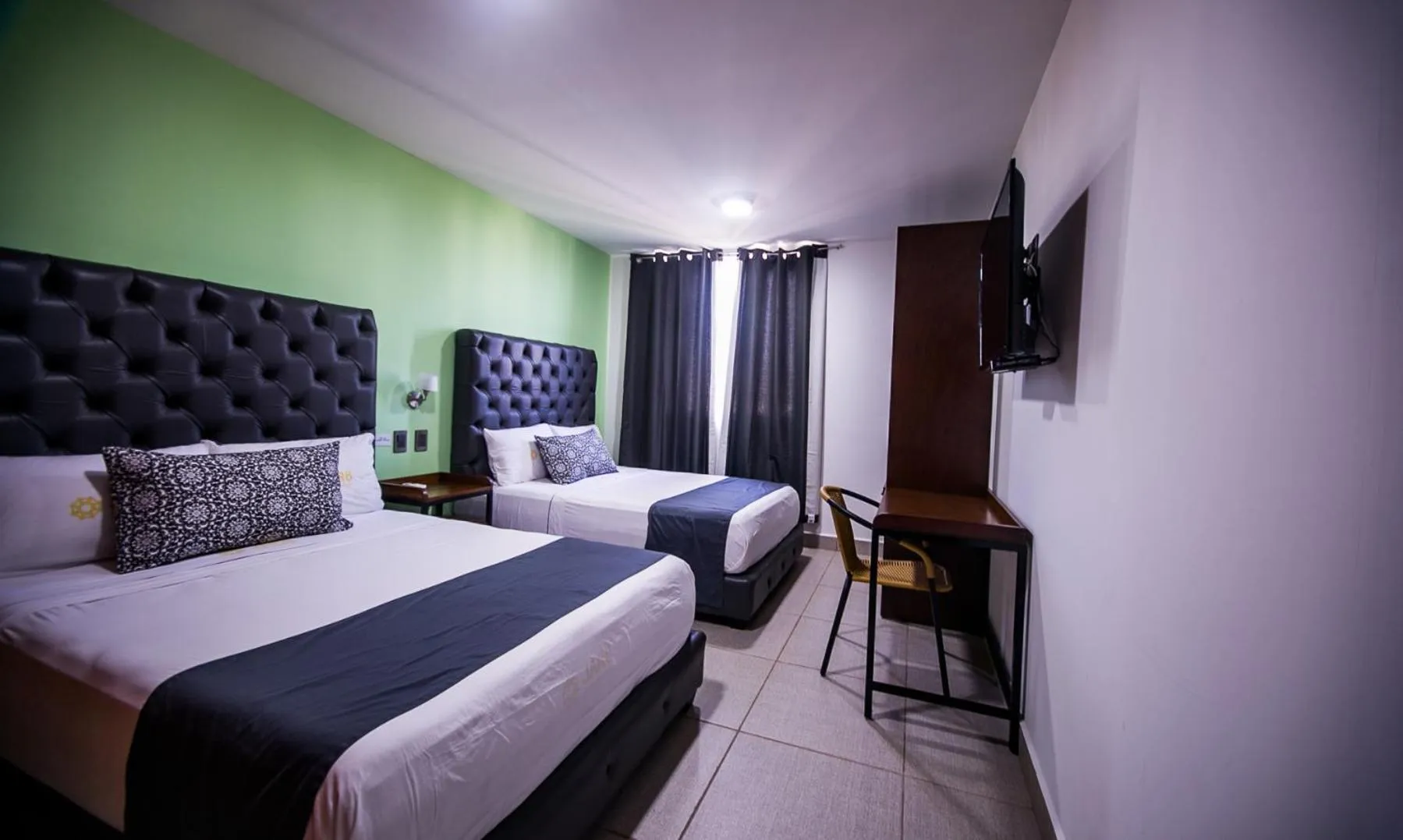 Bed in Hotel Jar8 Acuario enfrente al Acuario de Veracruz