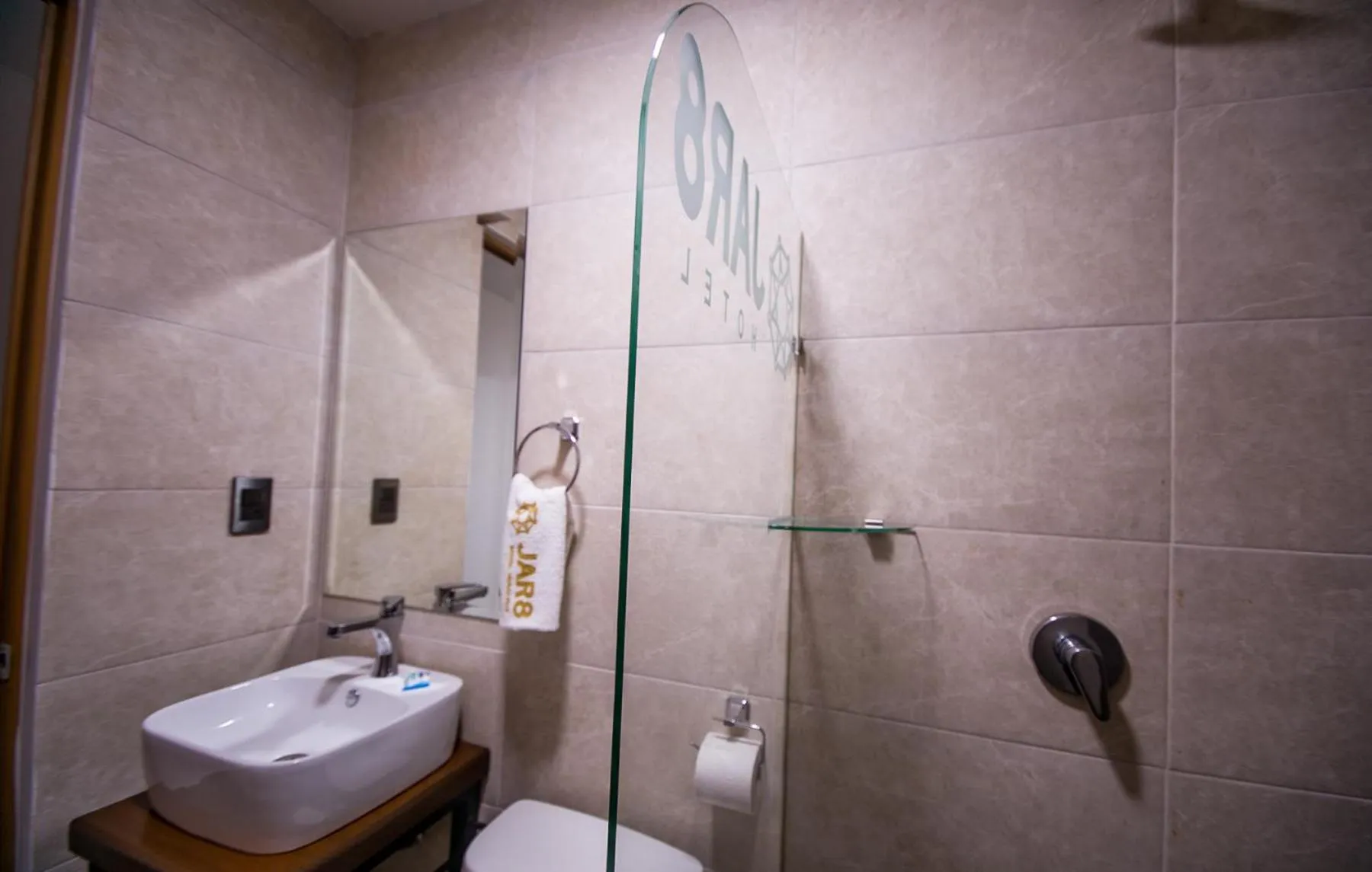 Bathroom in Hotel Jar8 Acuario enfrente al Acuario de Veracruz