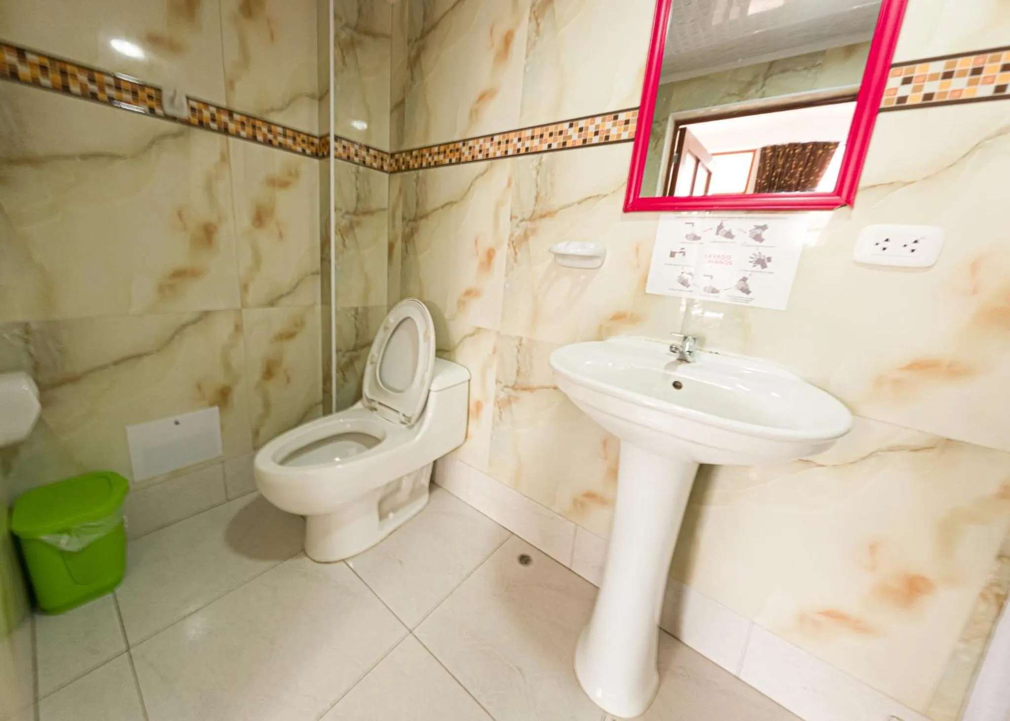 Bathroom in Libélula Hotel