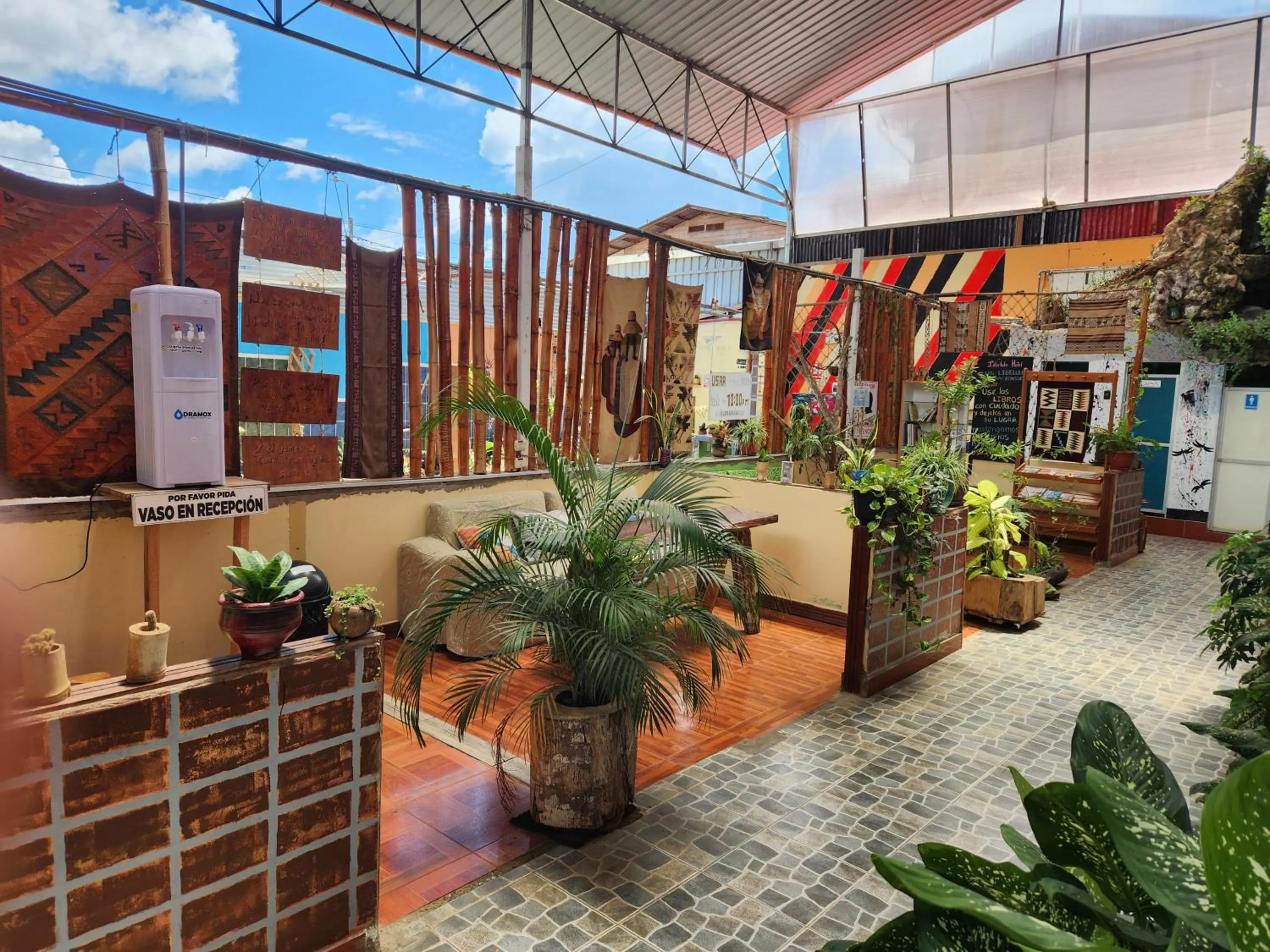 Living room in Libélula Hotel