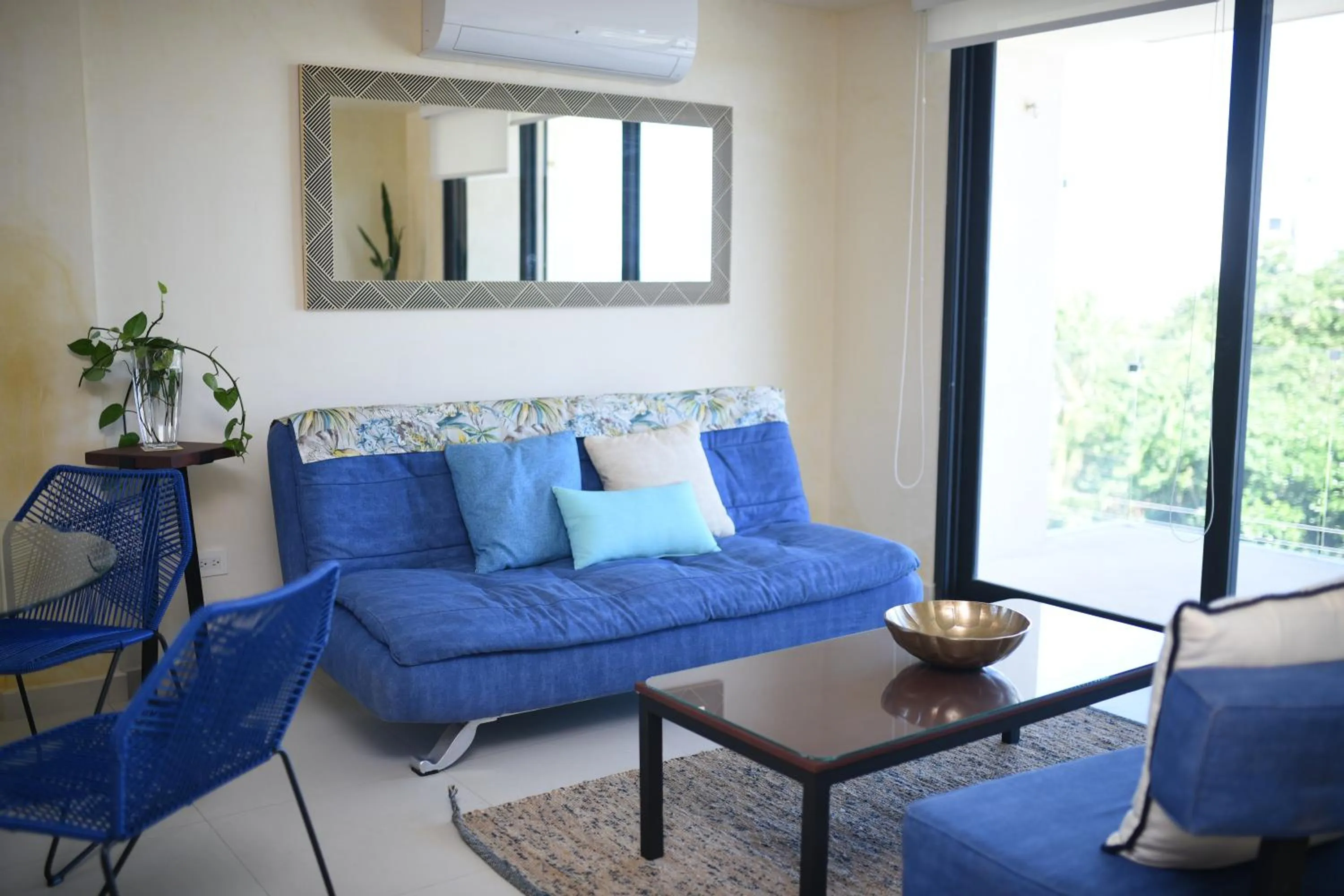 Living room in Polo 54 Apartments Ideal for families and couples