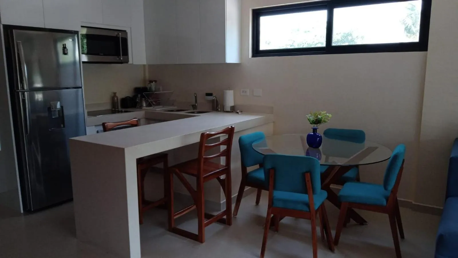 Kitchen or kitchenette in Polo 54 Apartments Ideal for families and couples