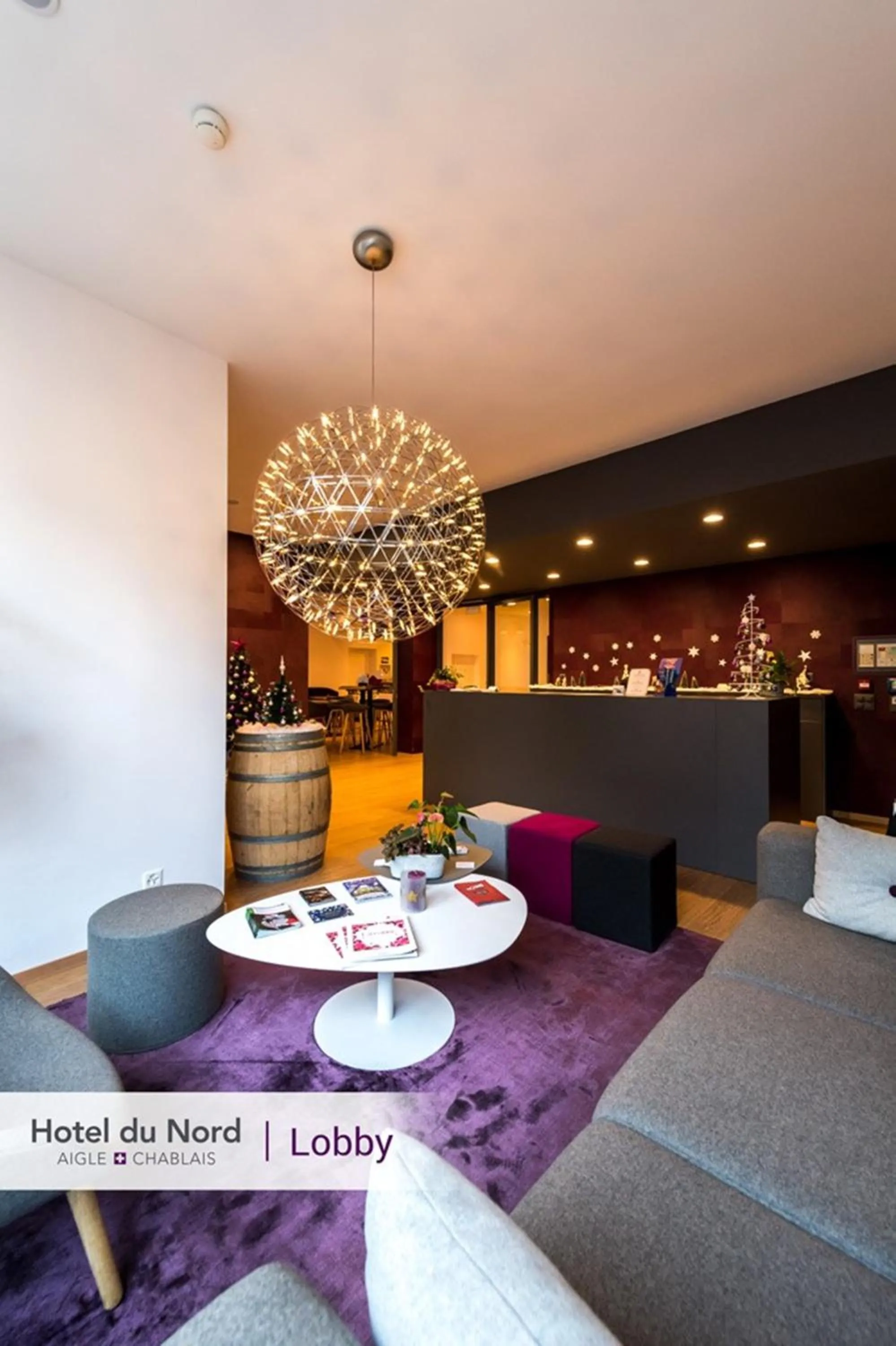 Lobby or reception in Hotel Du Nord
