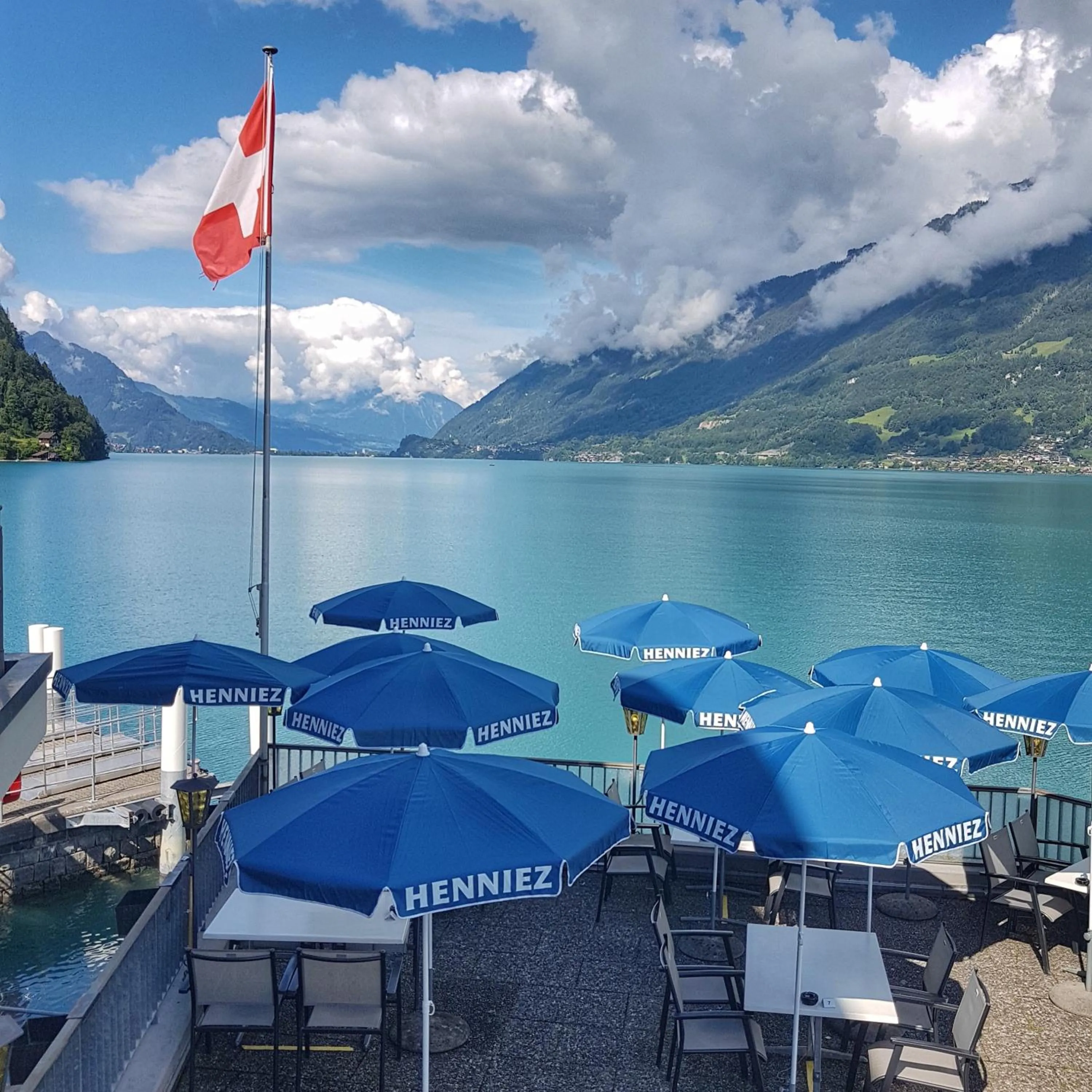 Lake view in Hotel Strandhotel