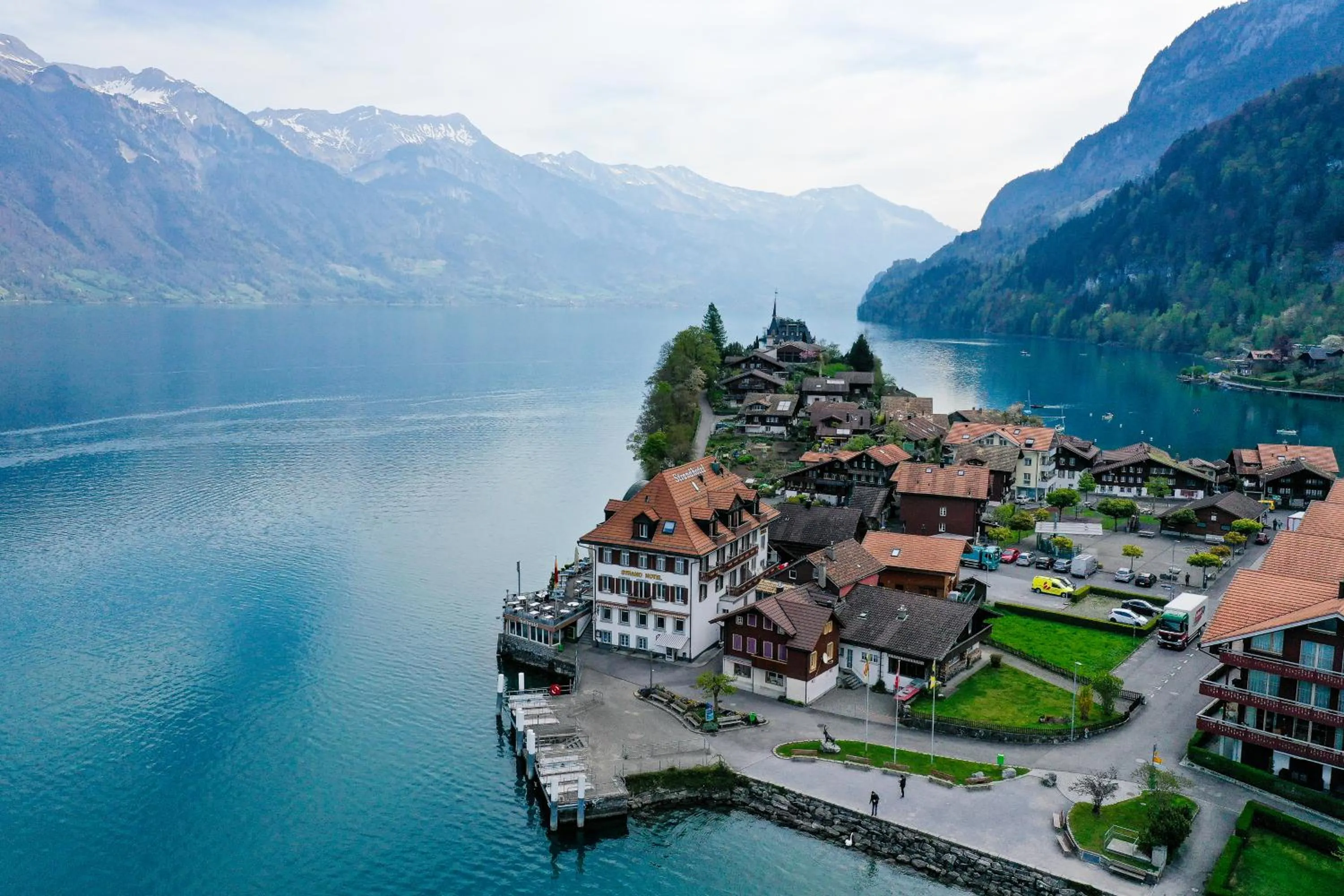 Bird's eye view in Hotel Strandhotel