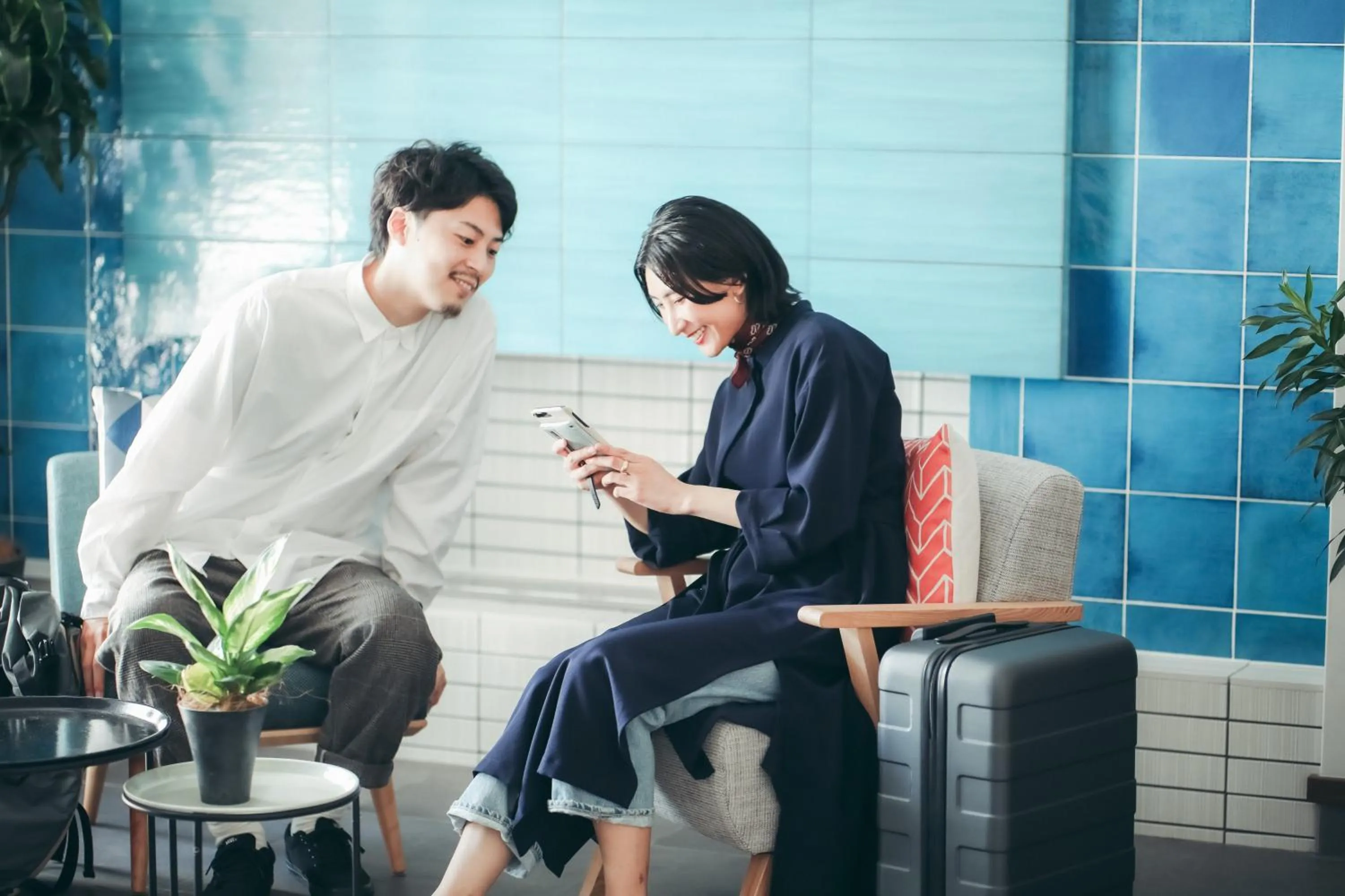 Lobby or reception in NAGI Hiroshima Hotel and Lounge