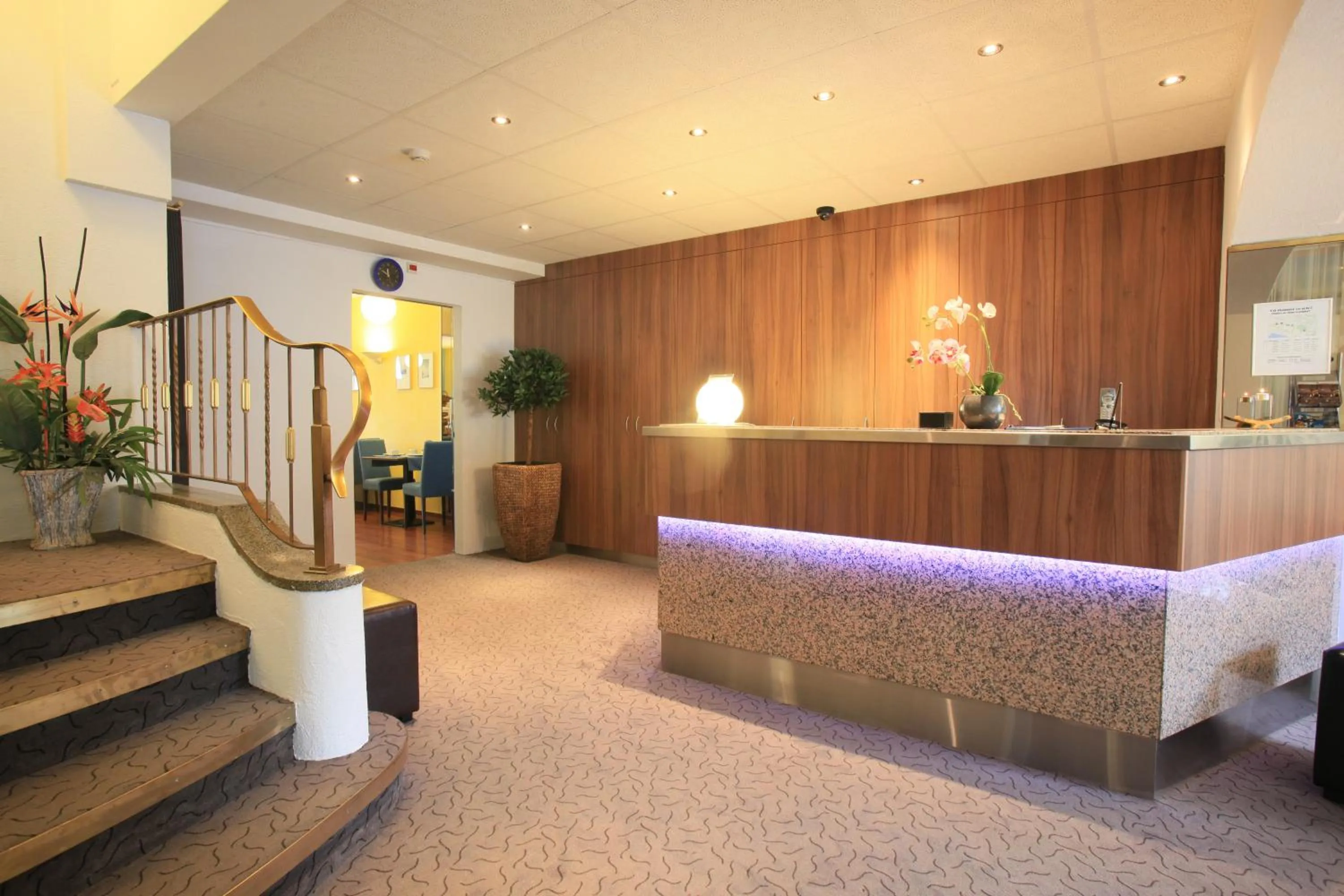 Lobby or reception in Hôtel Bellerive