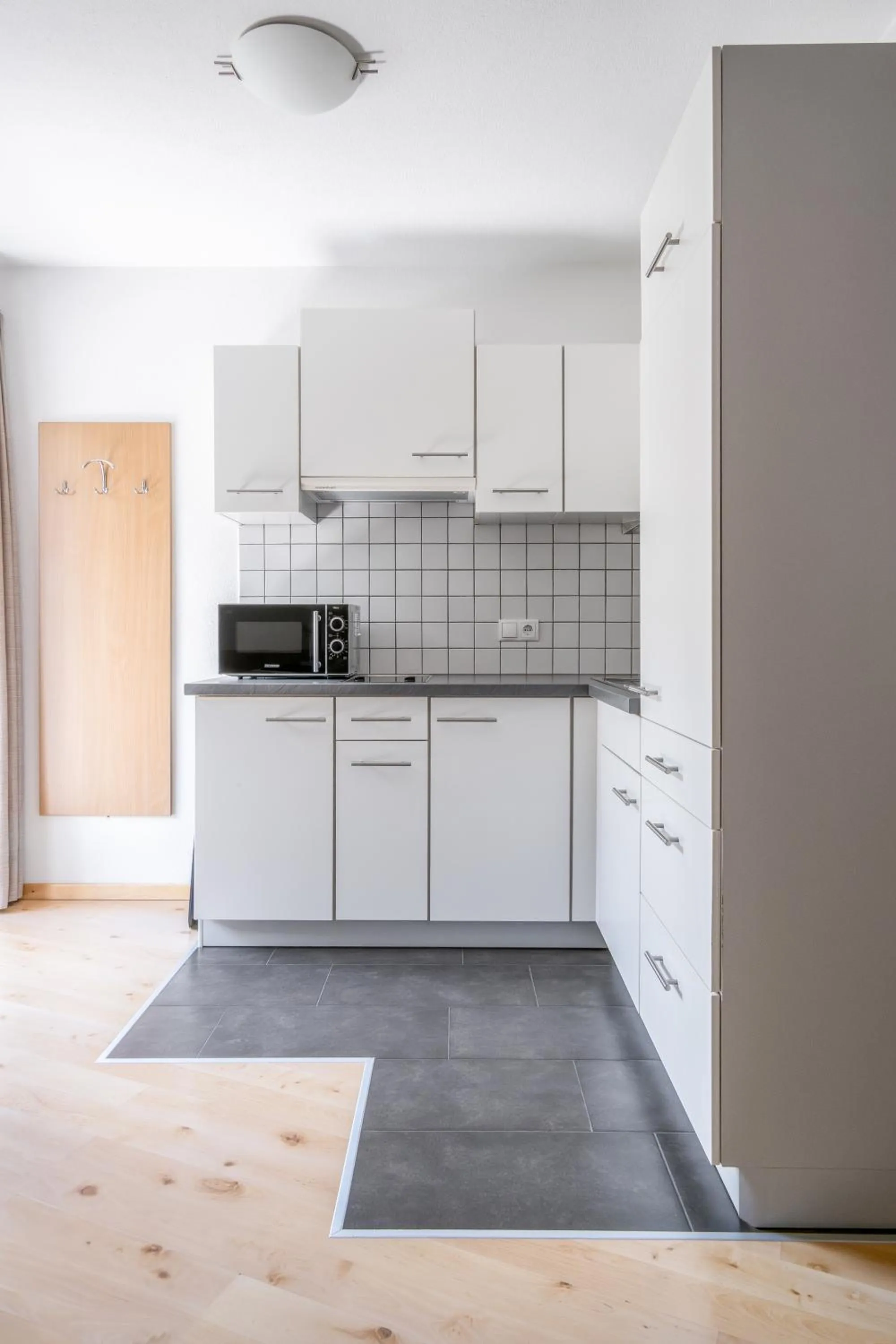 Kitchen or kitchenette in Apparthotel Sonnwies