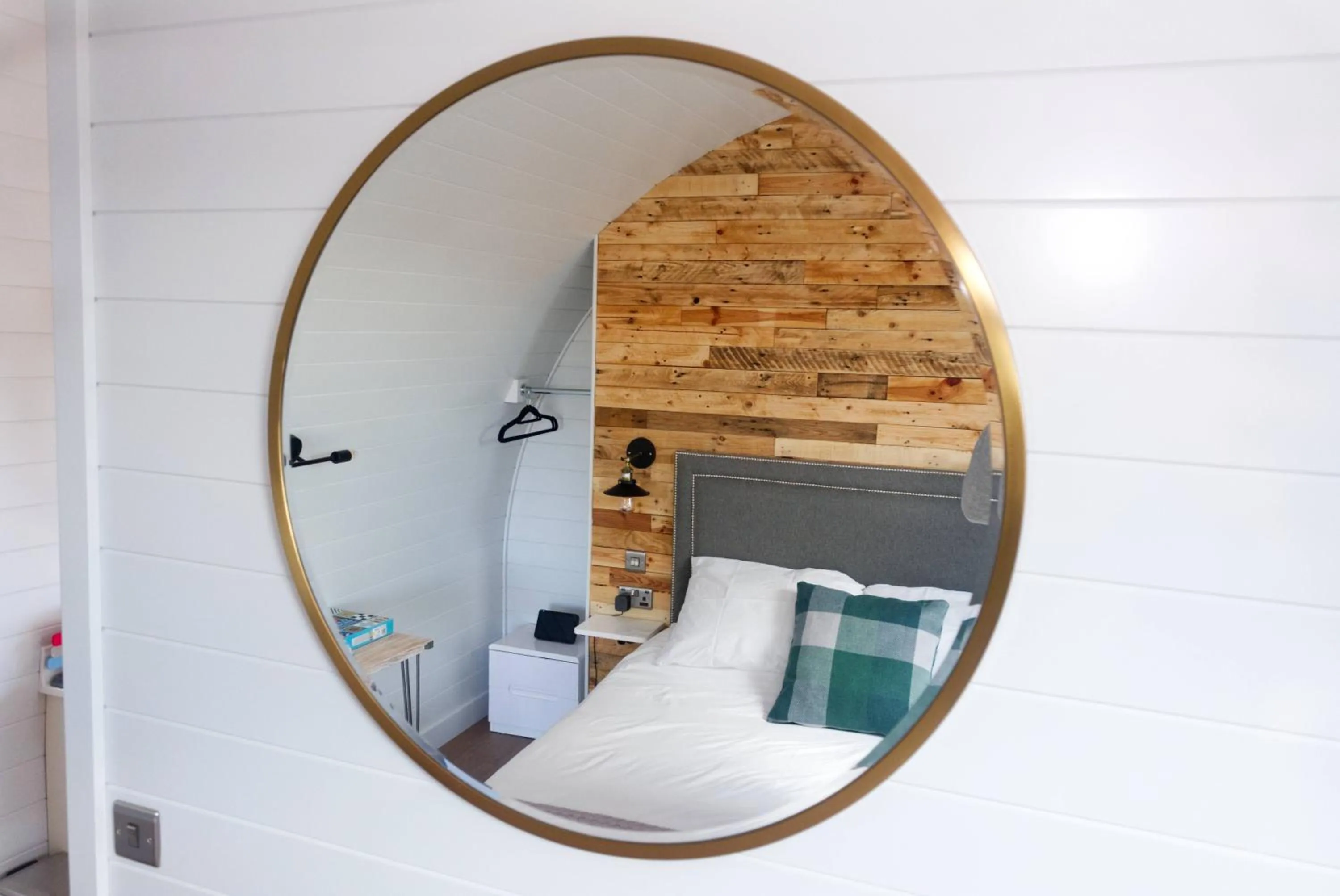 Bedroom, Bed in North Coast 500 Pods - Brora