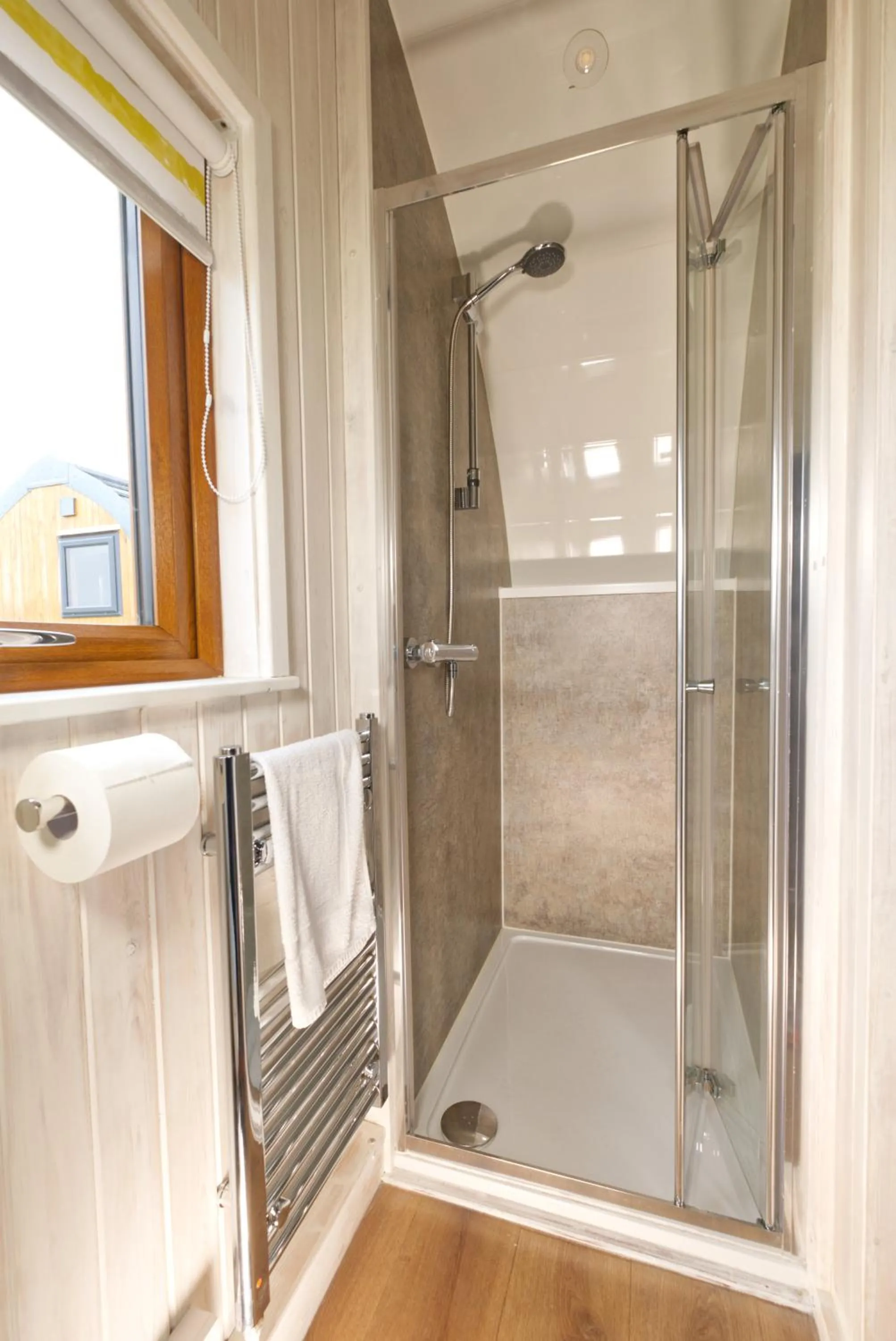 Shower in North Coast 500 Pods - Brora