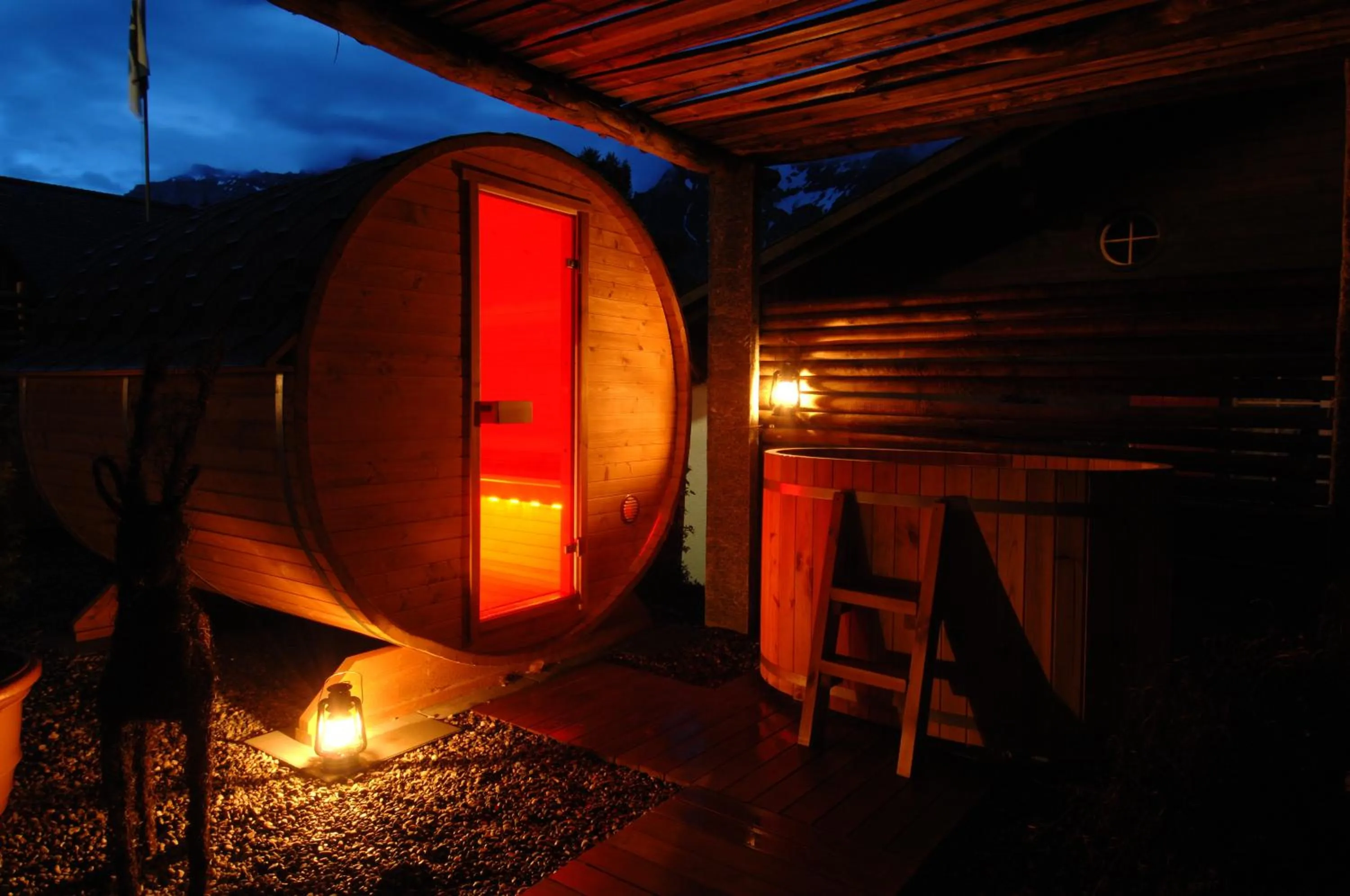 Sauna in Chalet-Hotel Beau-Site