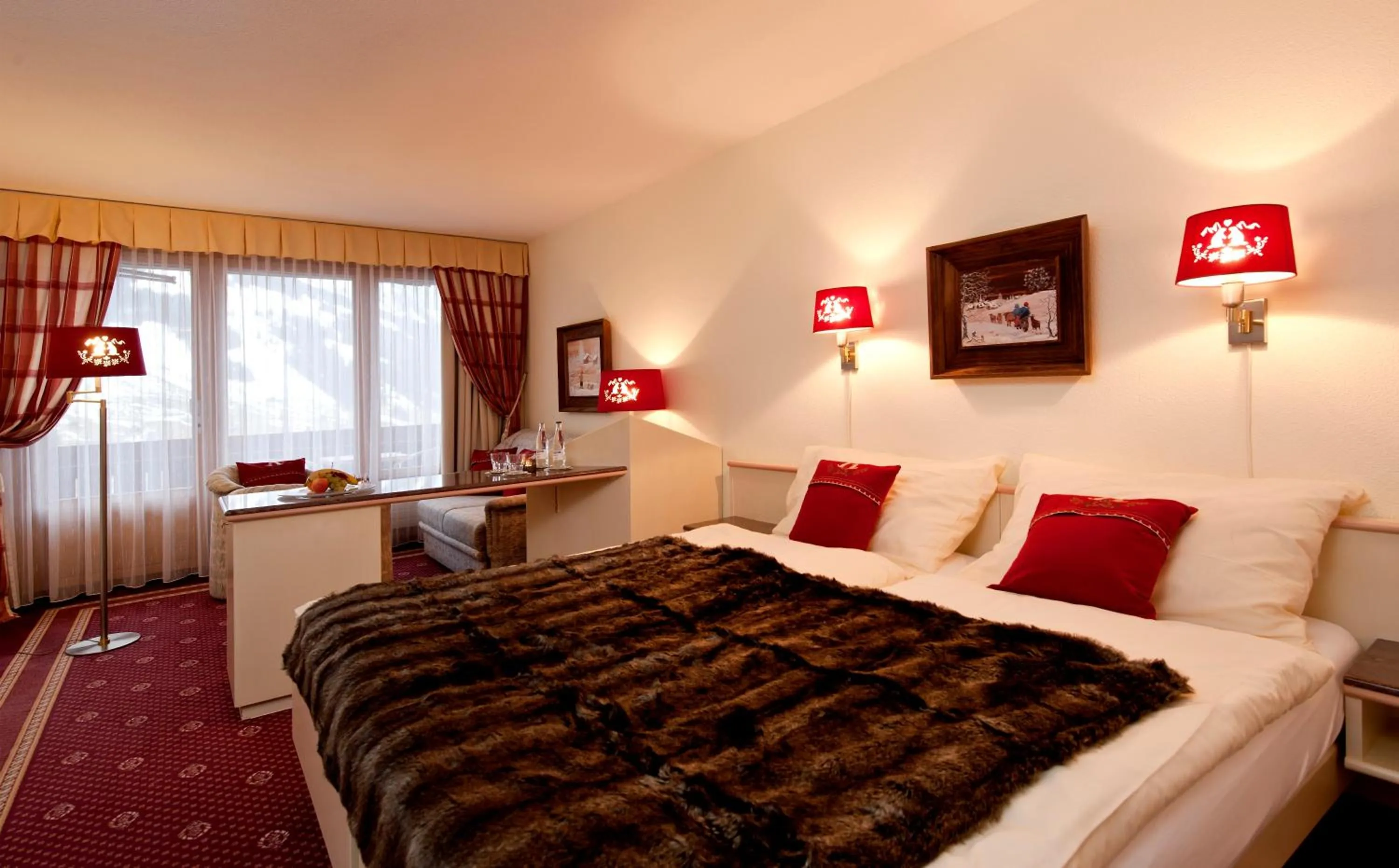 Photo of the whole room, Bed in Chalet-Hotel Beau-Site