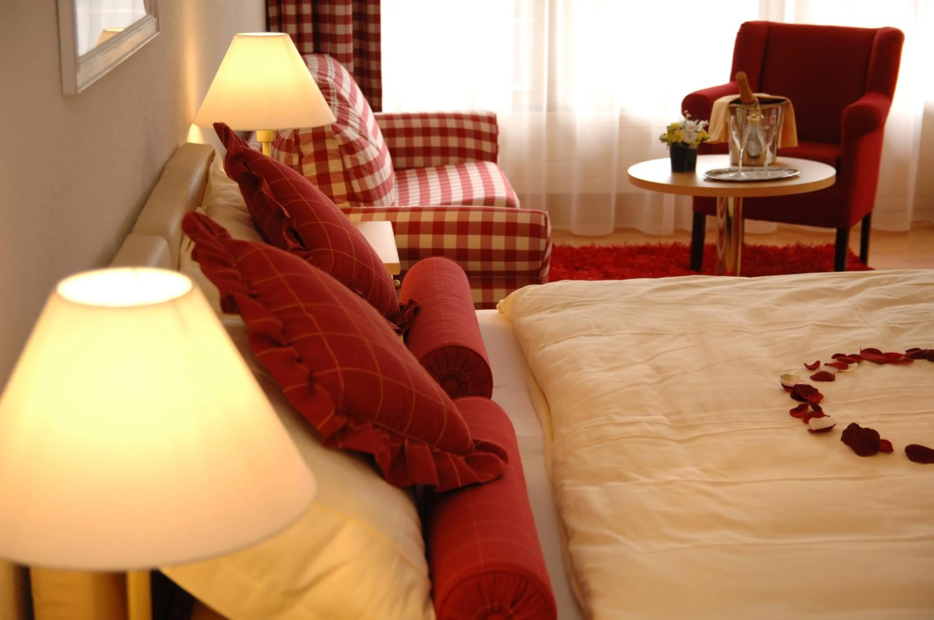 Bed in Chalet-Hotel Beau-Site