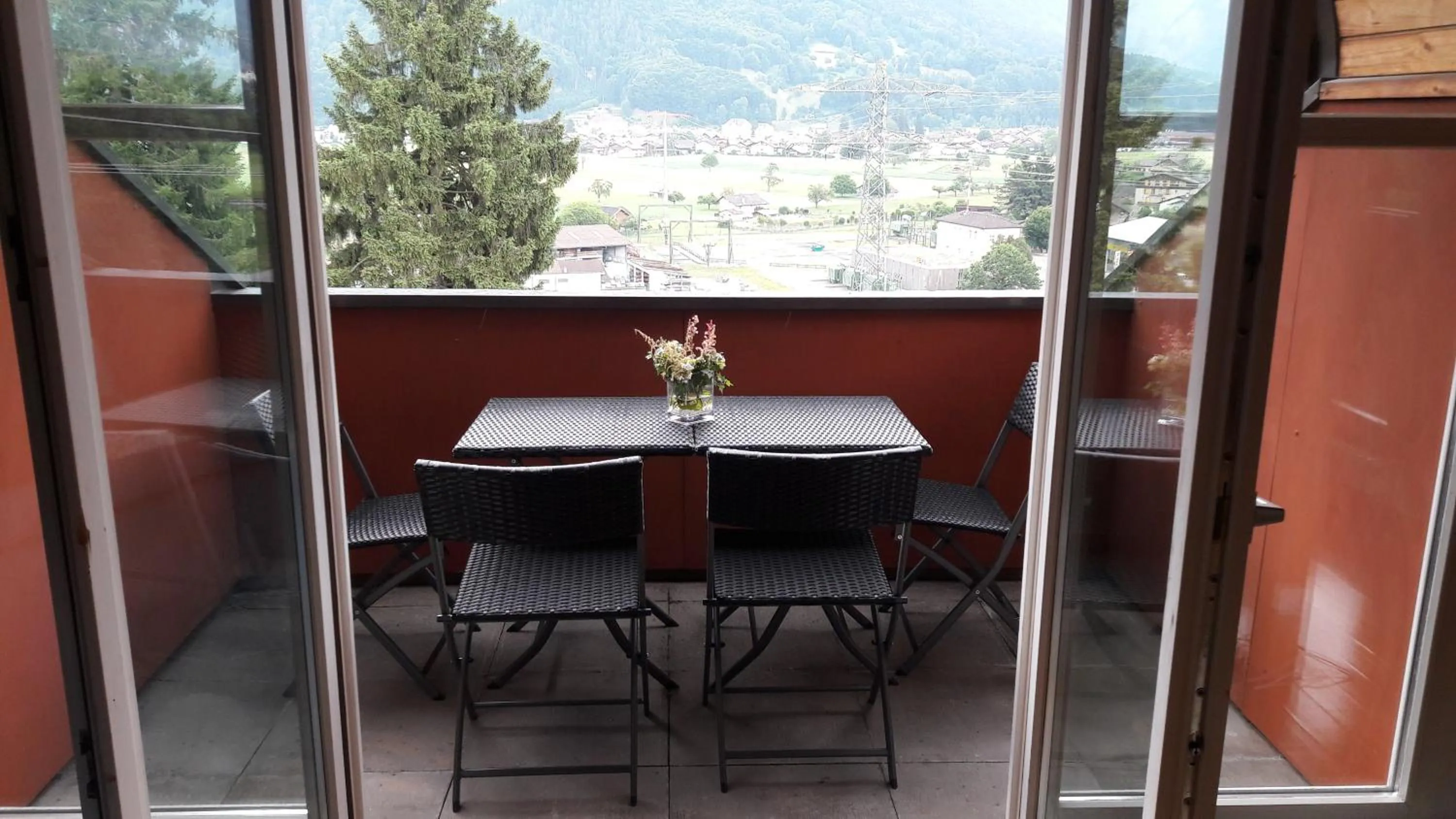 Balcony/Terrace in Waldhotel Unspunnen