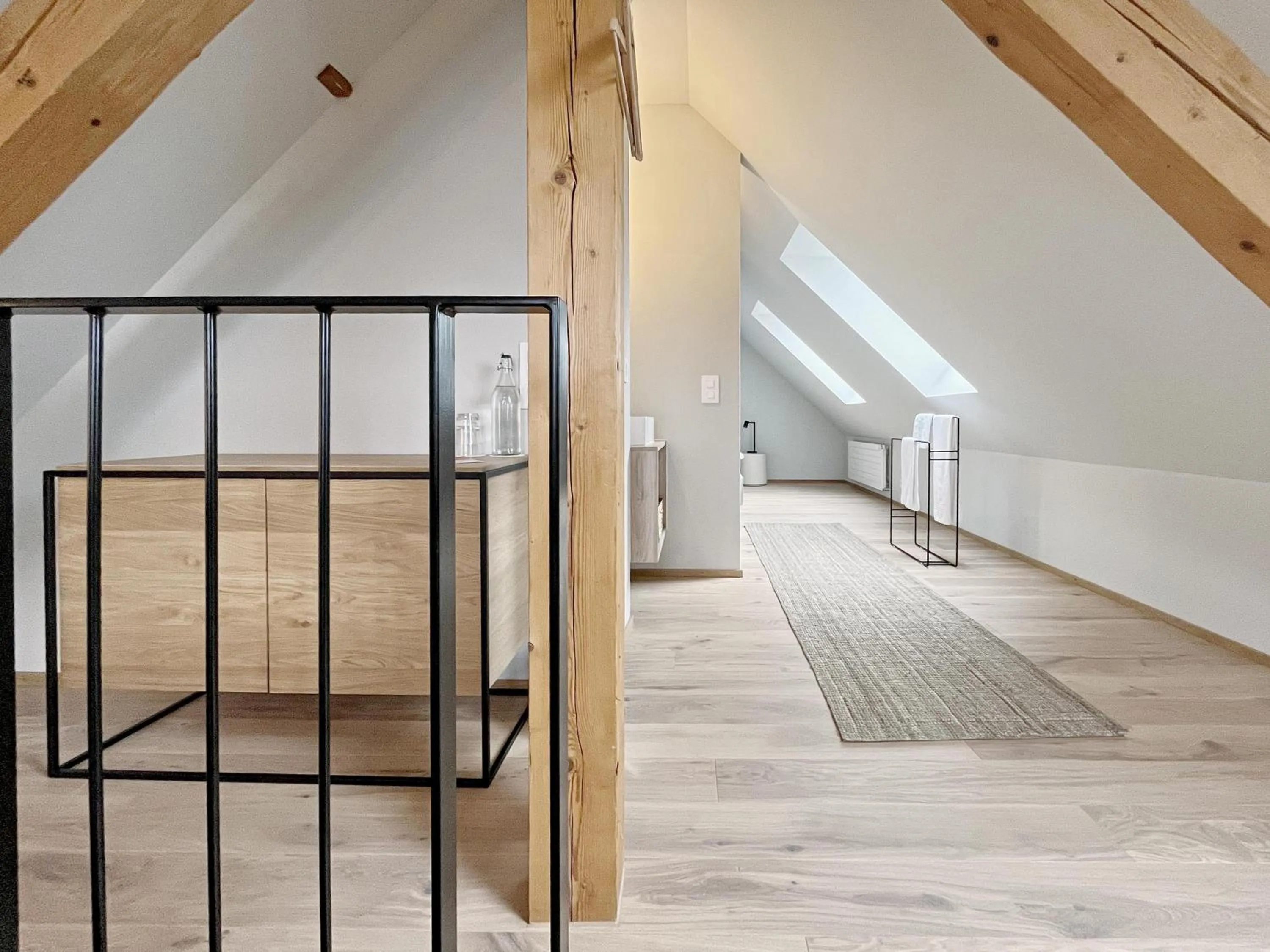 Photo of the whole room, Bed in Hotel Murten