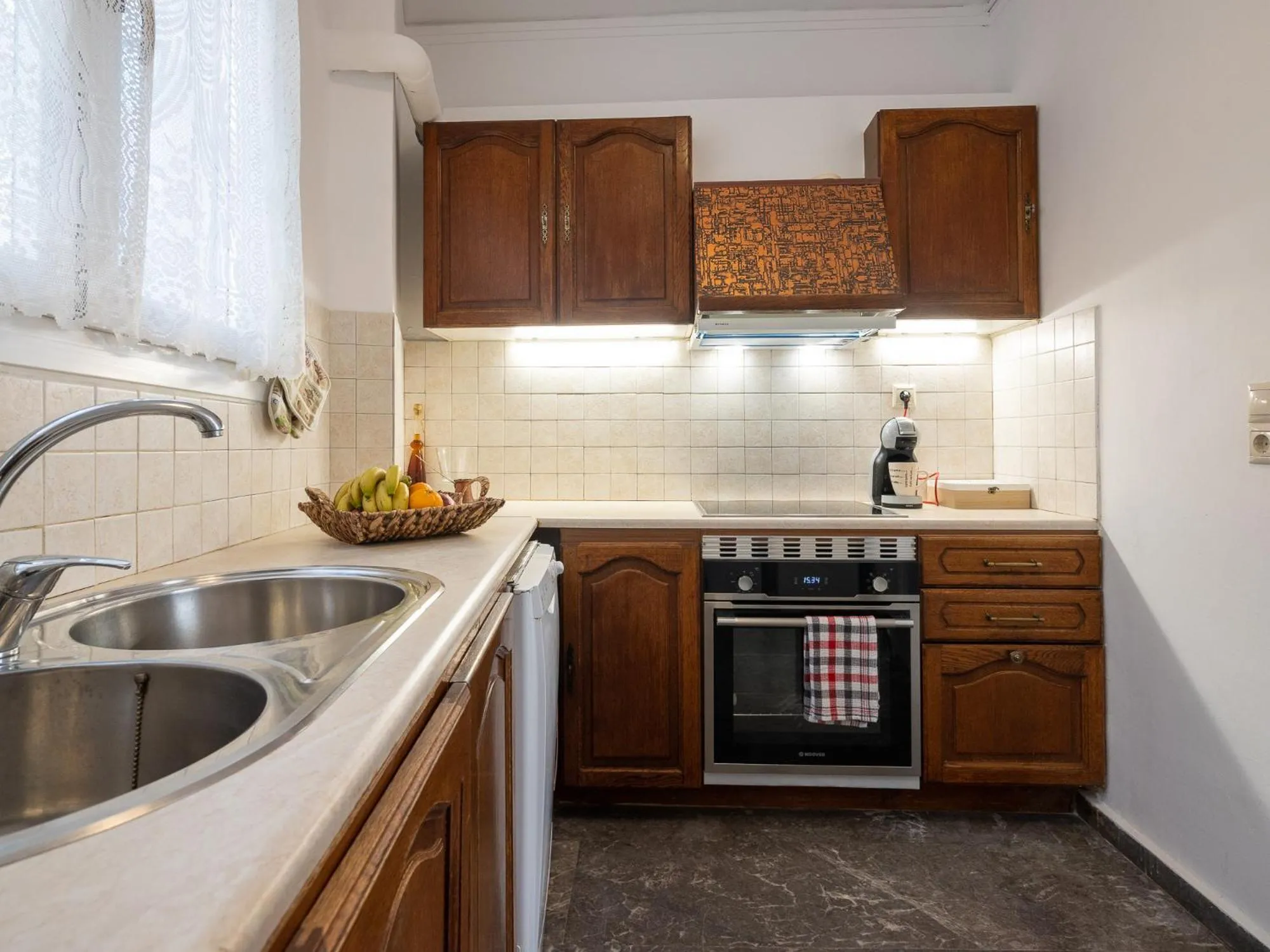 Kitchen or kitchenette in Luxury Apts Heraklion Center