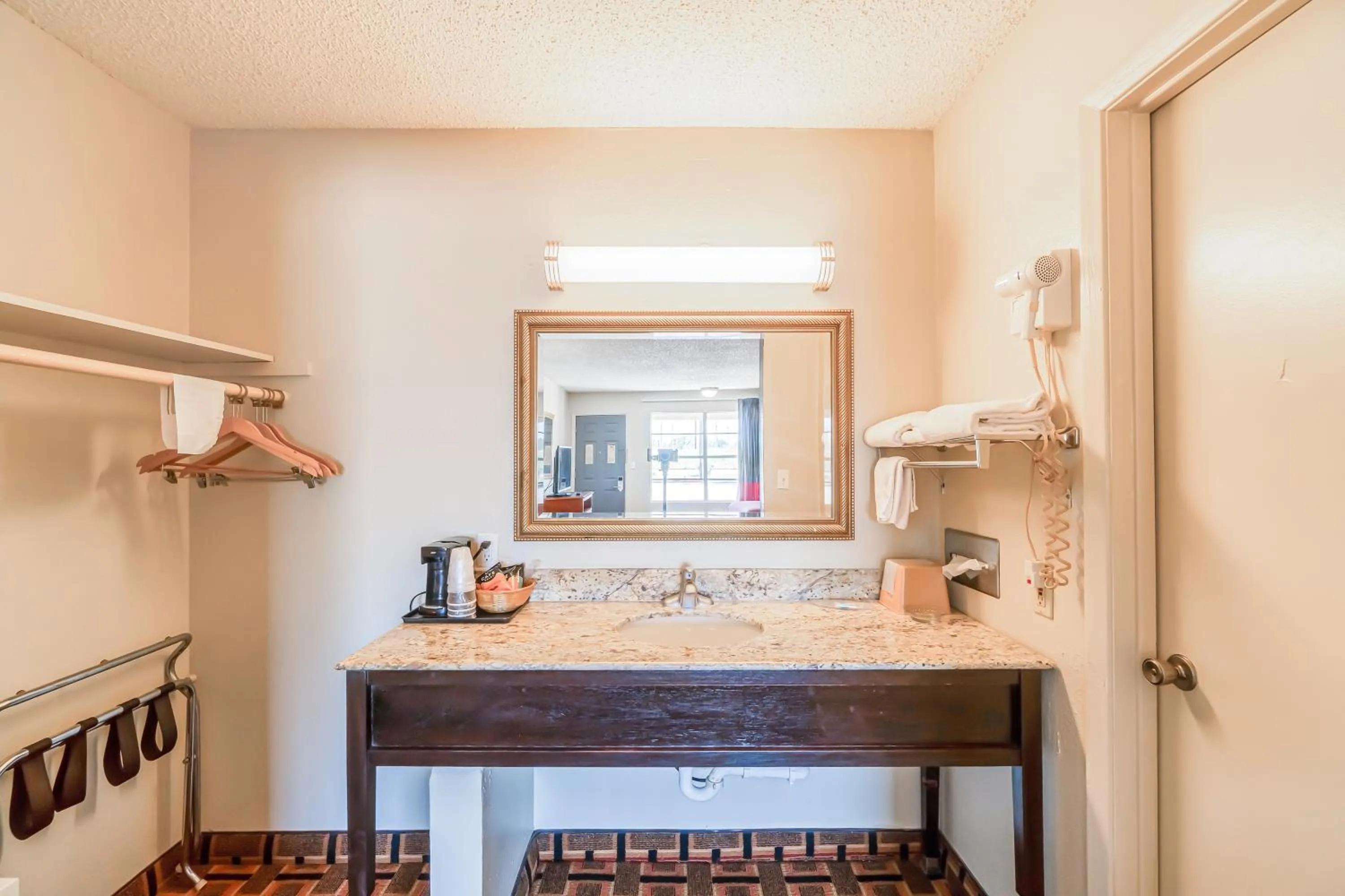 Bathroom in Lone Star Inn by OYO Vernon Texas Hwy 287