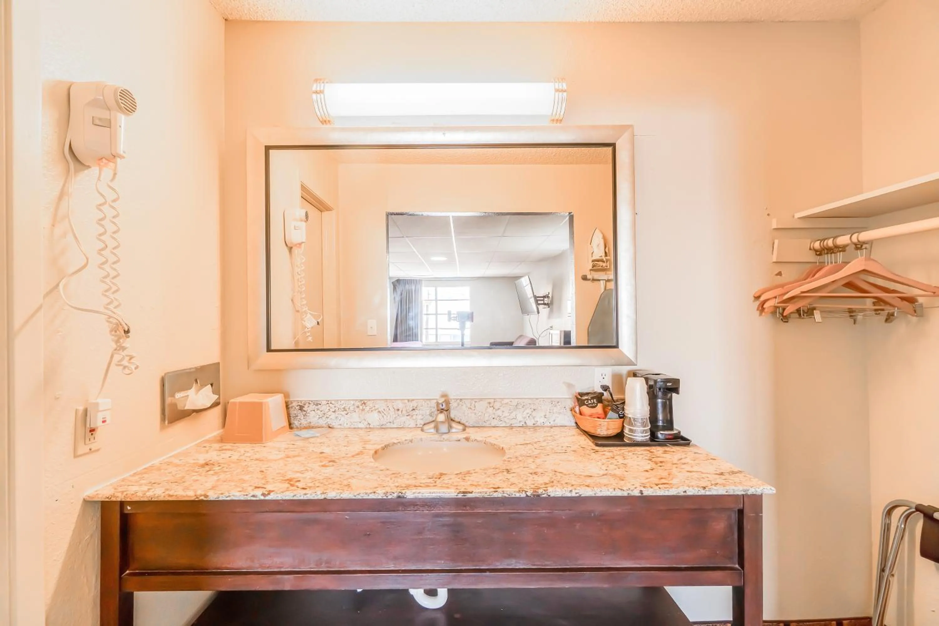 Bathroom in Lone Star Inn by OYO Vernon Texas Hwy 287