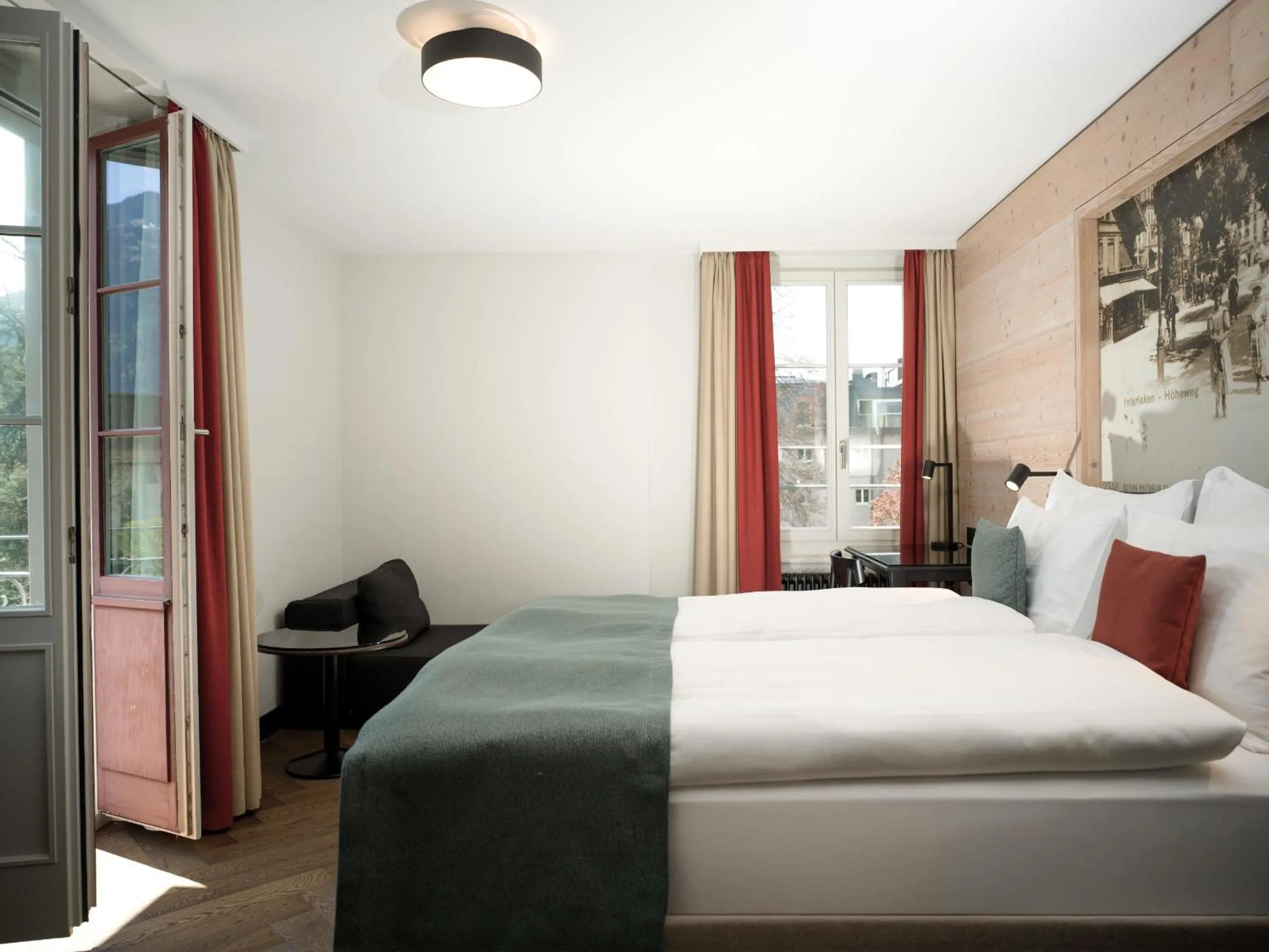 Bed in Hotel Interlaken