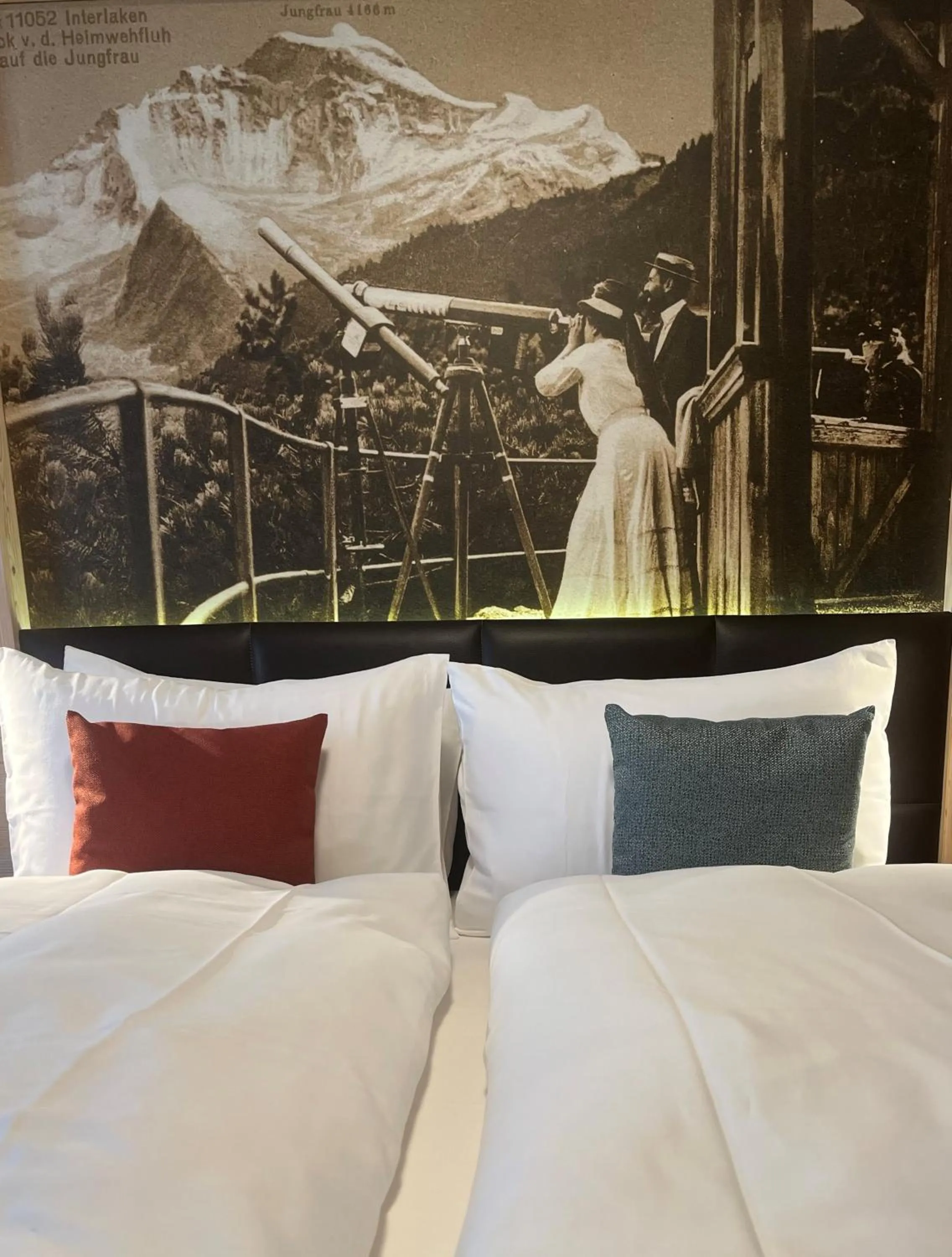 Bedroom, Bed in Hotel Interlaken